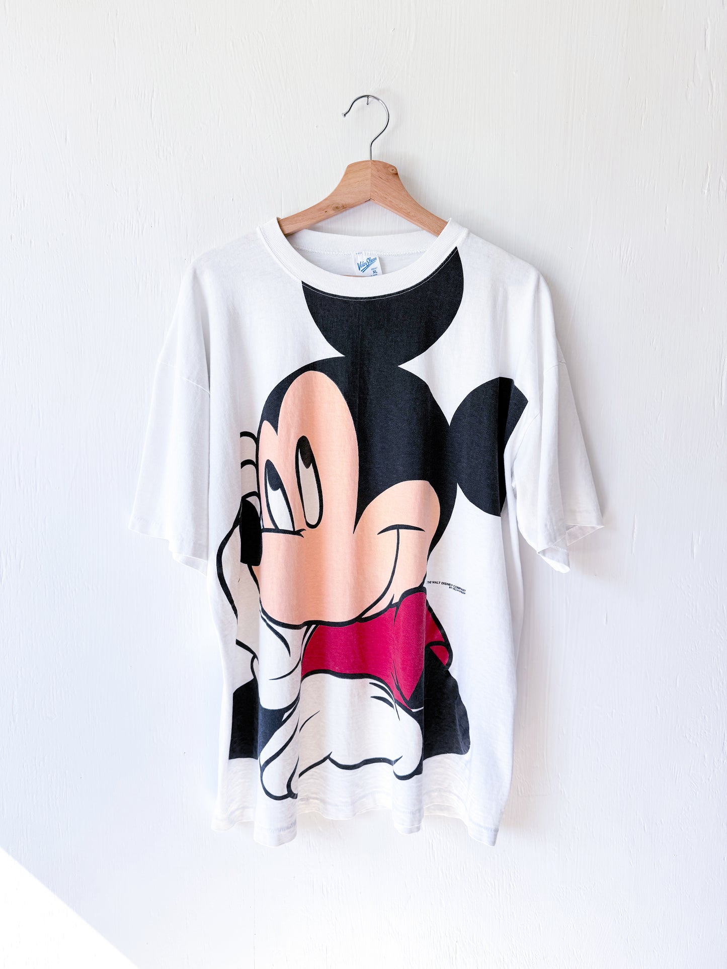 VINTAGE 90’s Big Face Mickey Tee - XL