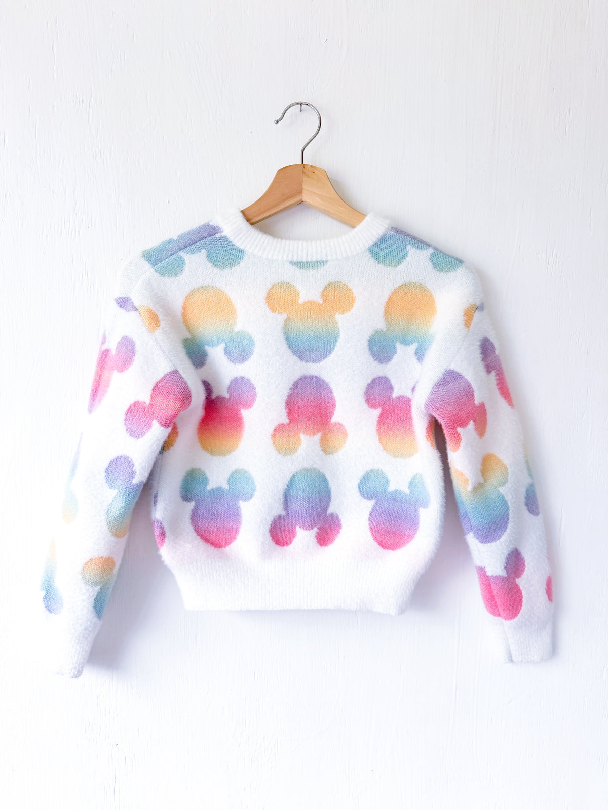 Mickey Print Crewneck Sweater - YM (7/8)