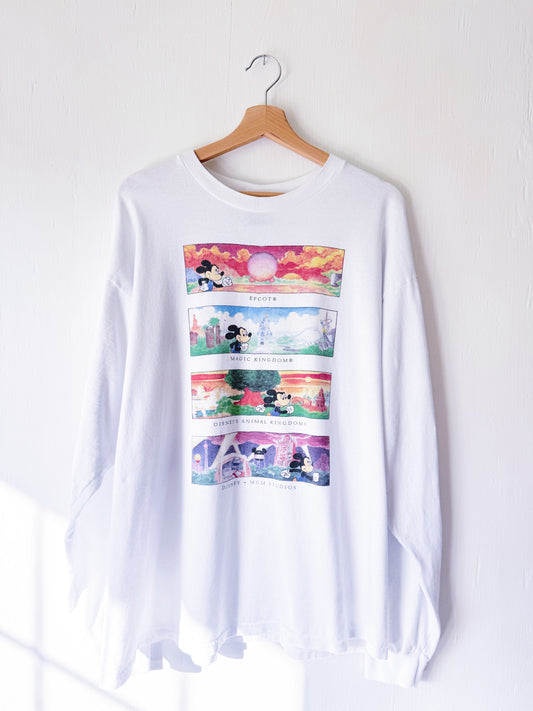 VINTAGE ‘01 Parks Run Disney LS Tee - 2X