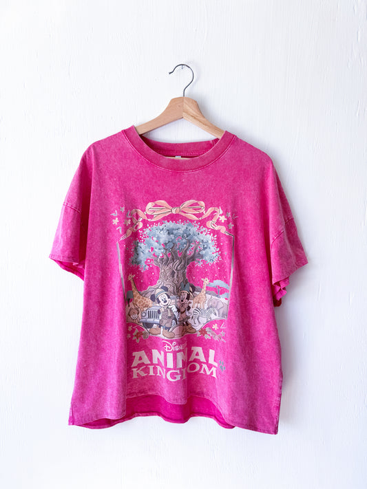 Retro Animal Kingdom Tree Of Life Tee - 2X