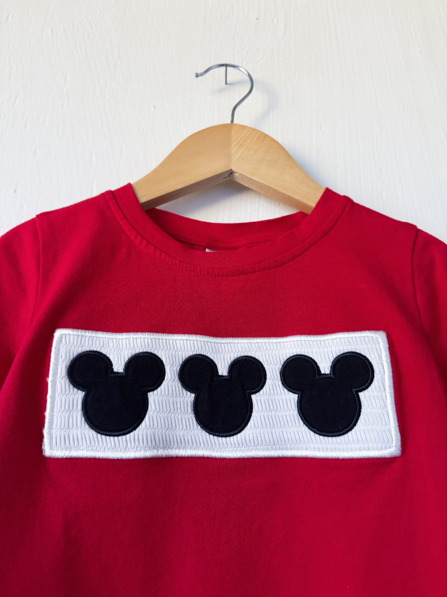 Mickey Ears Smocked Shirt - YXS/S