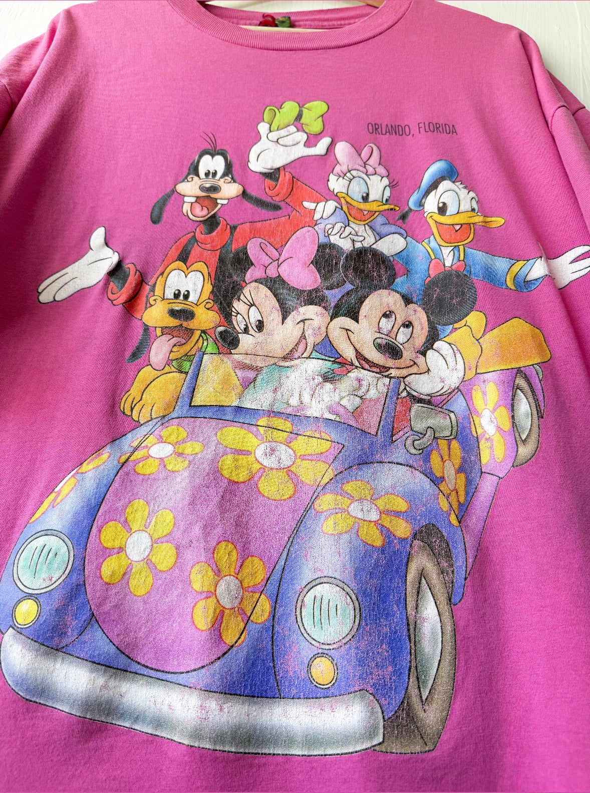 VINTAGE 90’s Flower Power Road Trip Tee - XL