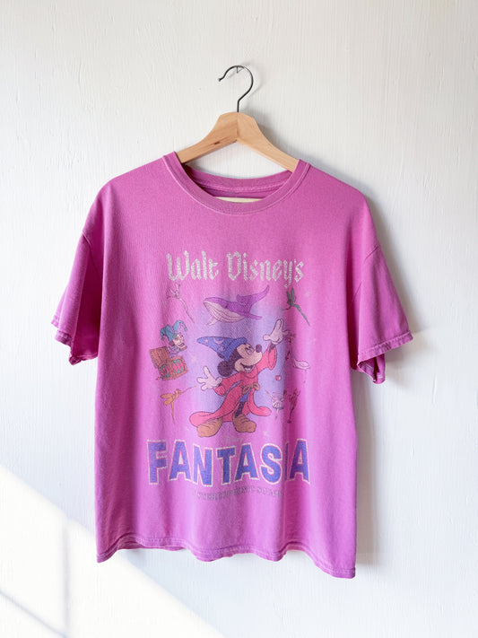 Retro Fantasia Mickey Tee - L