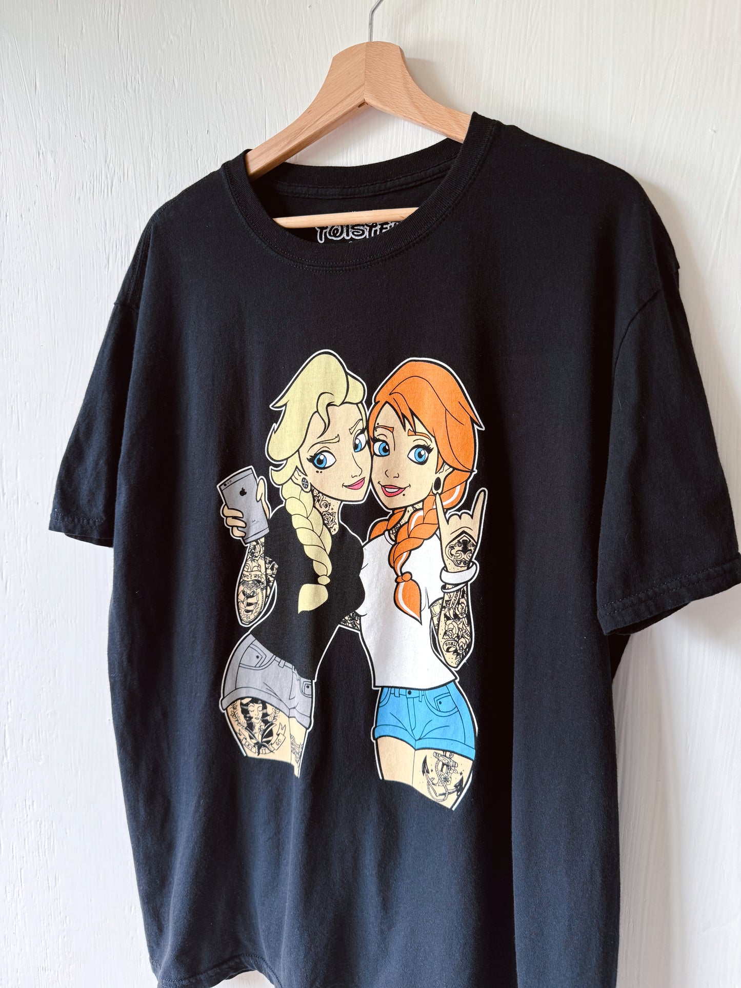 Tatted Elsa Anna Tee - XL