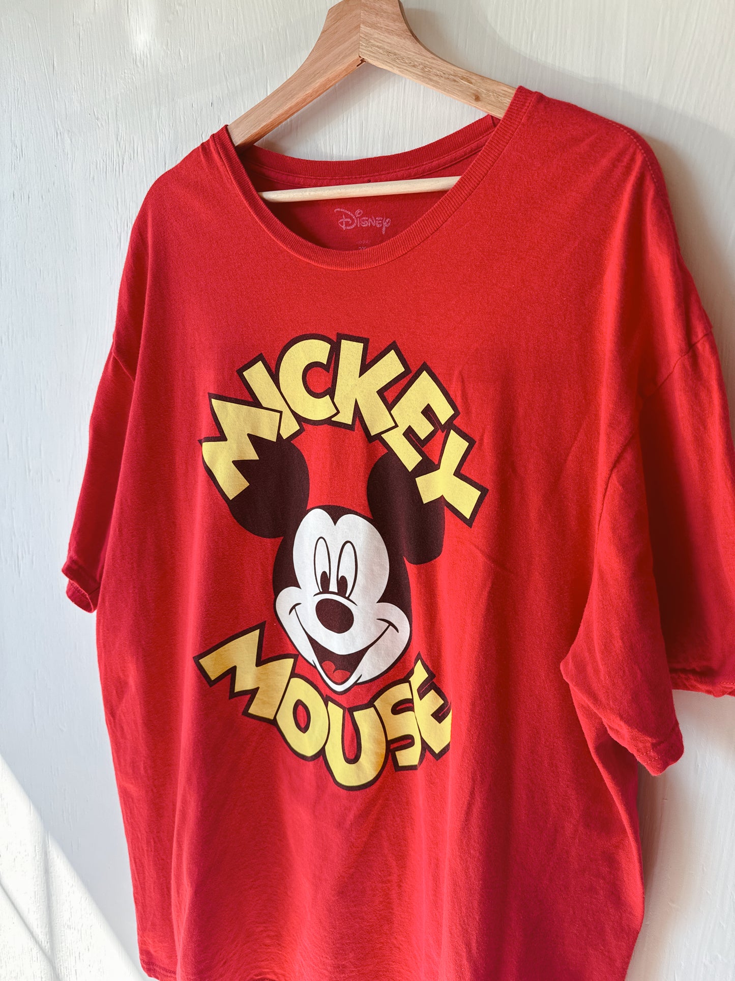 Mickey Mouse Red Face Tee - 2X