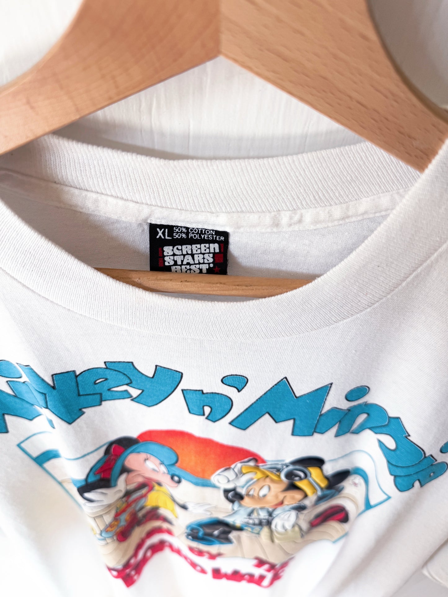 VINTAGE 90’s Mickey + Minnie Boardwalk Tee - XL
