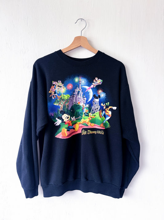 VINTAGE 00’s WDW Park Icons Crewneck - M/L