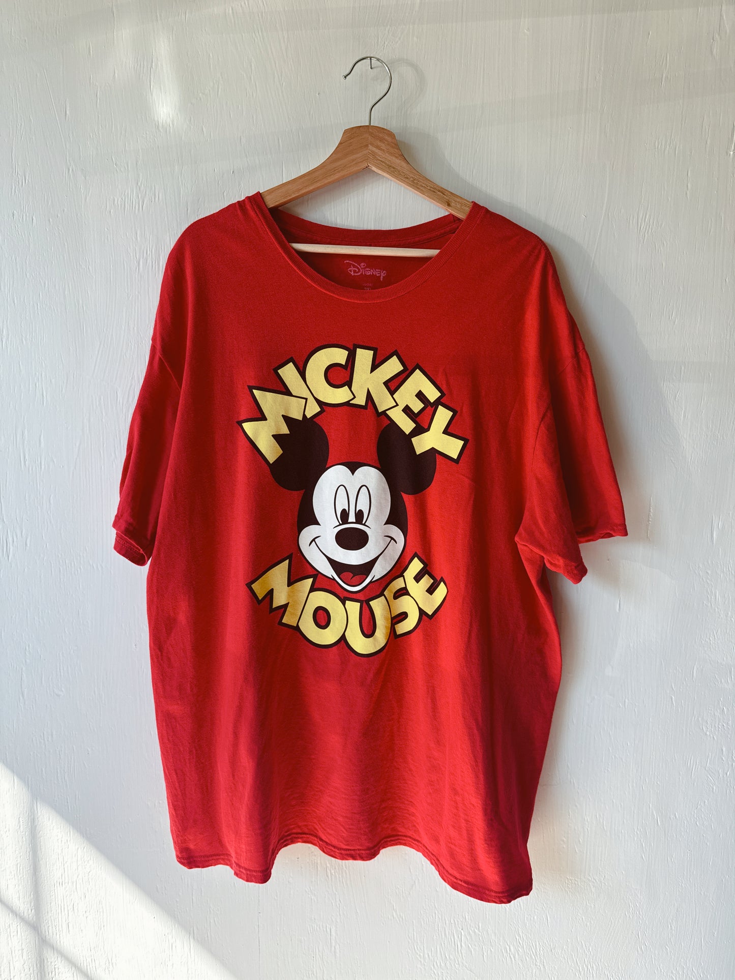 Mickey Mouse Red Face Tee - 2X