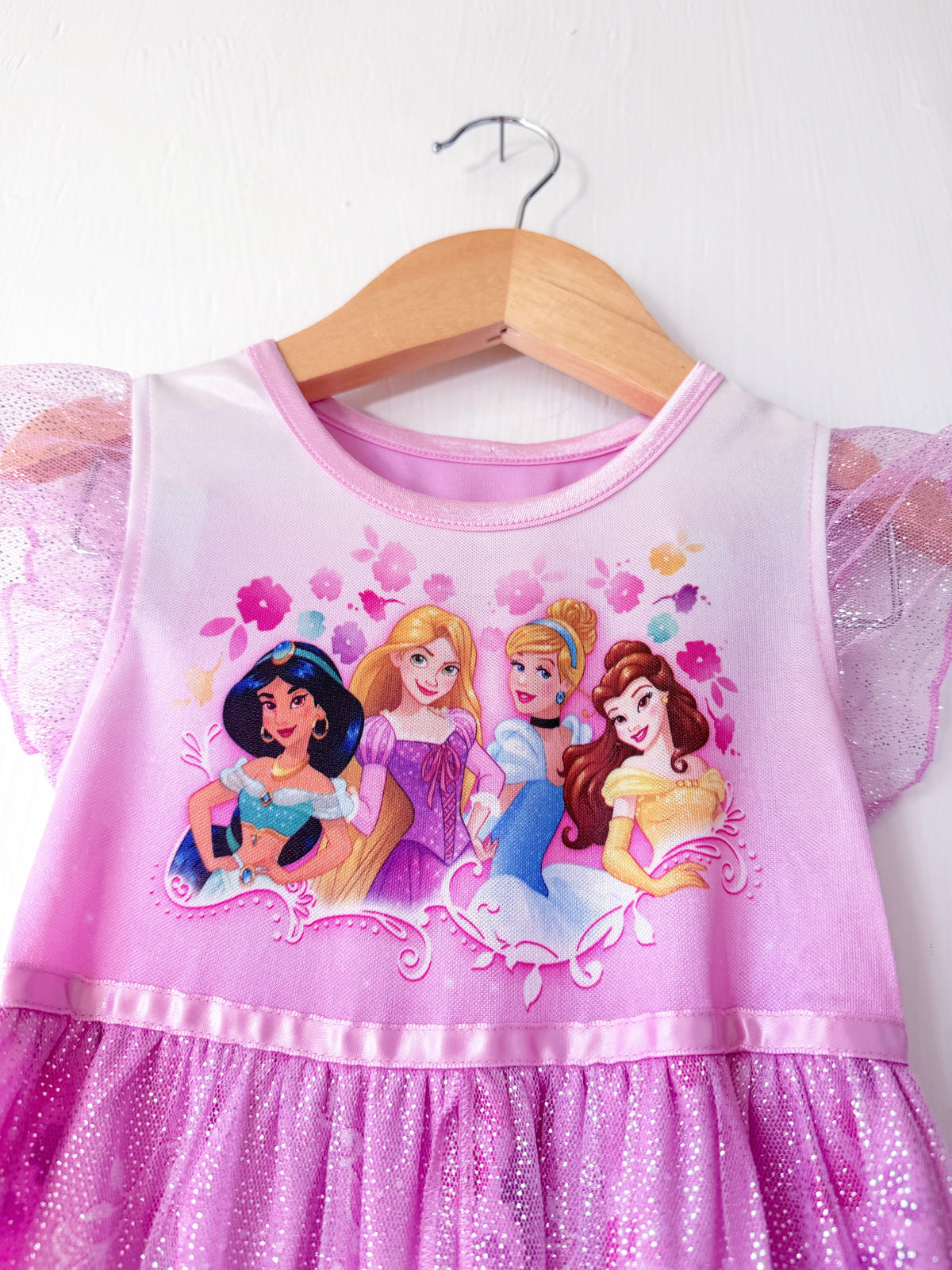 Princess Flutter Sleeve Nightgown - 4T