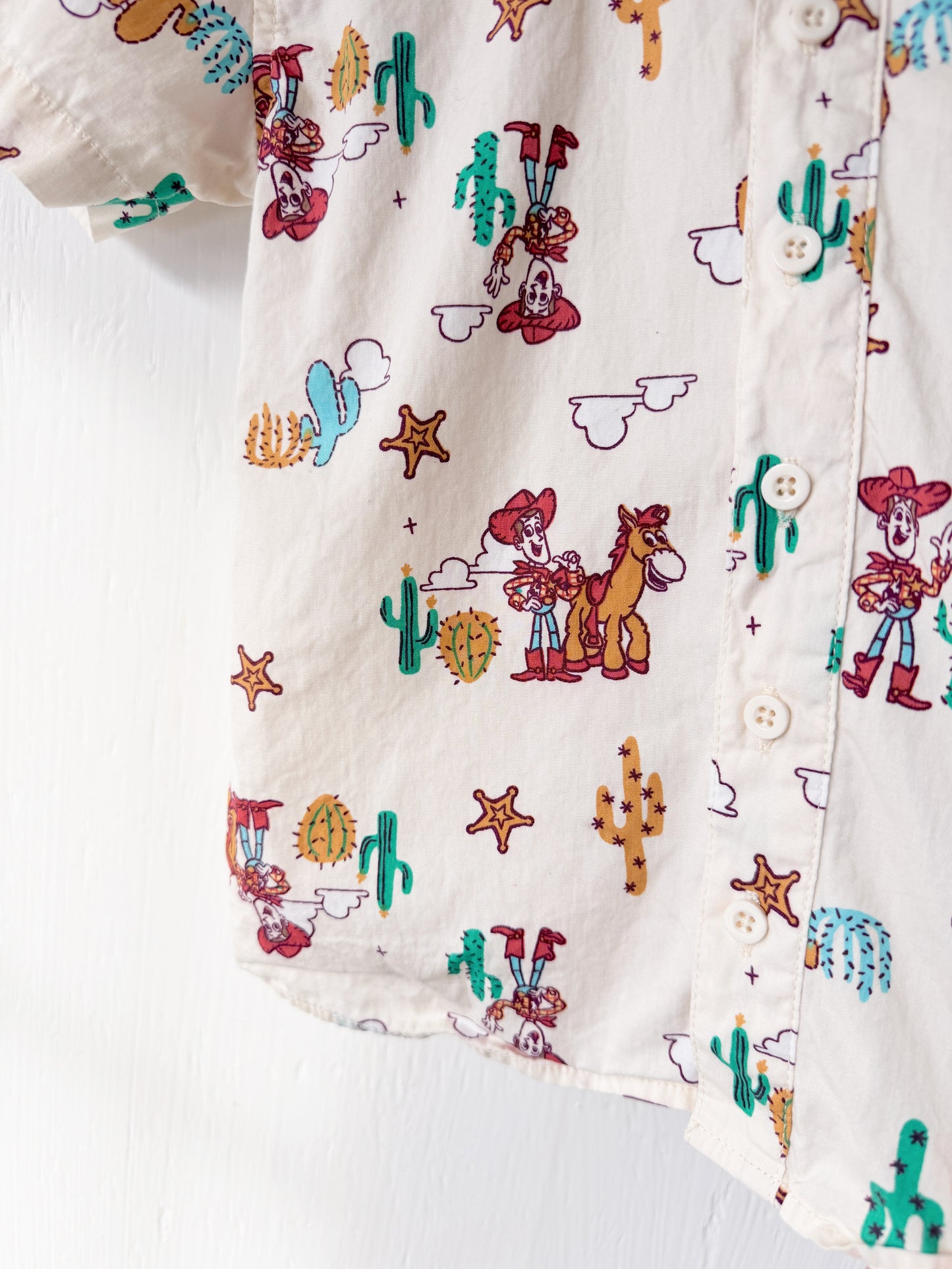 Woody Western Button Down - 3T