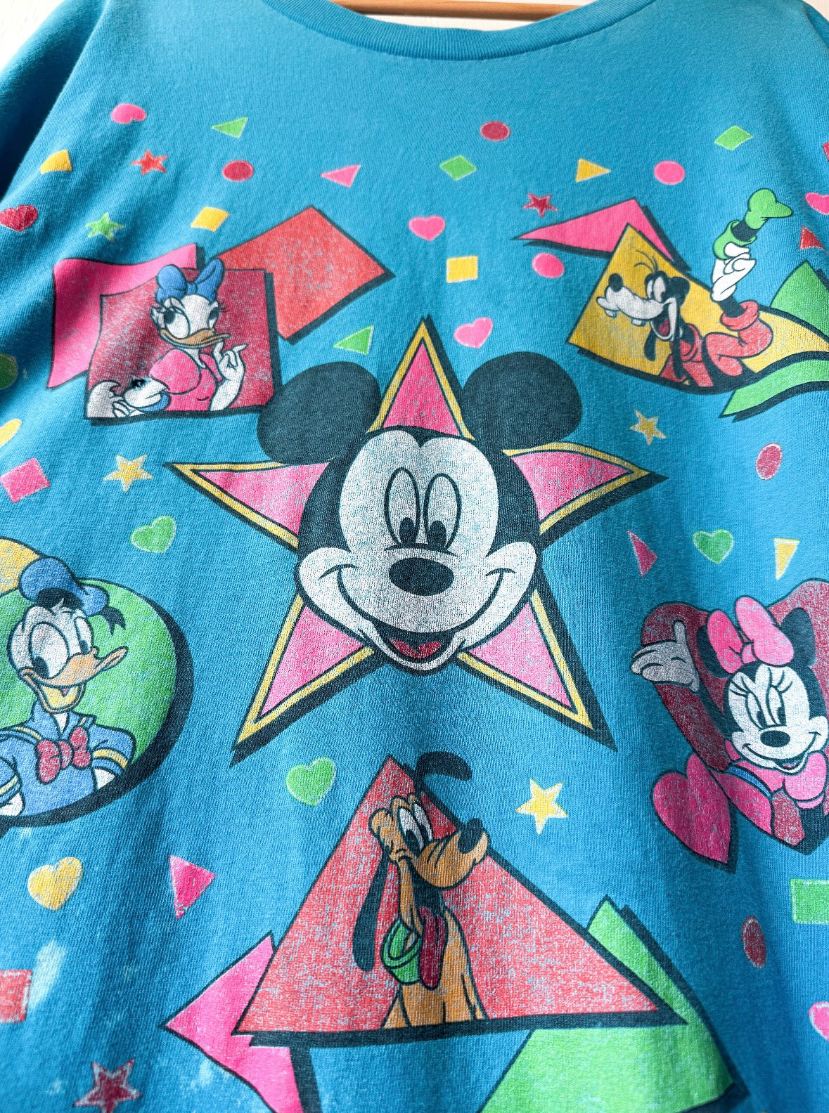 VINTAGE 80’s Mickey + Friends Tee - 3X/4X