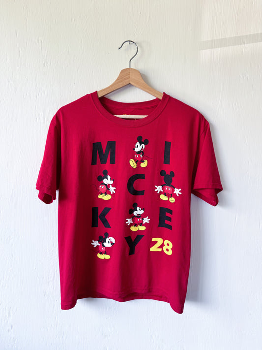 Classic Mickey Letters Tee - YXL (14/16)
