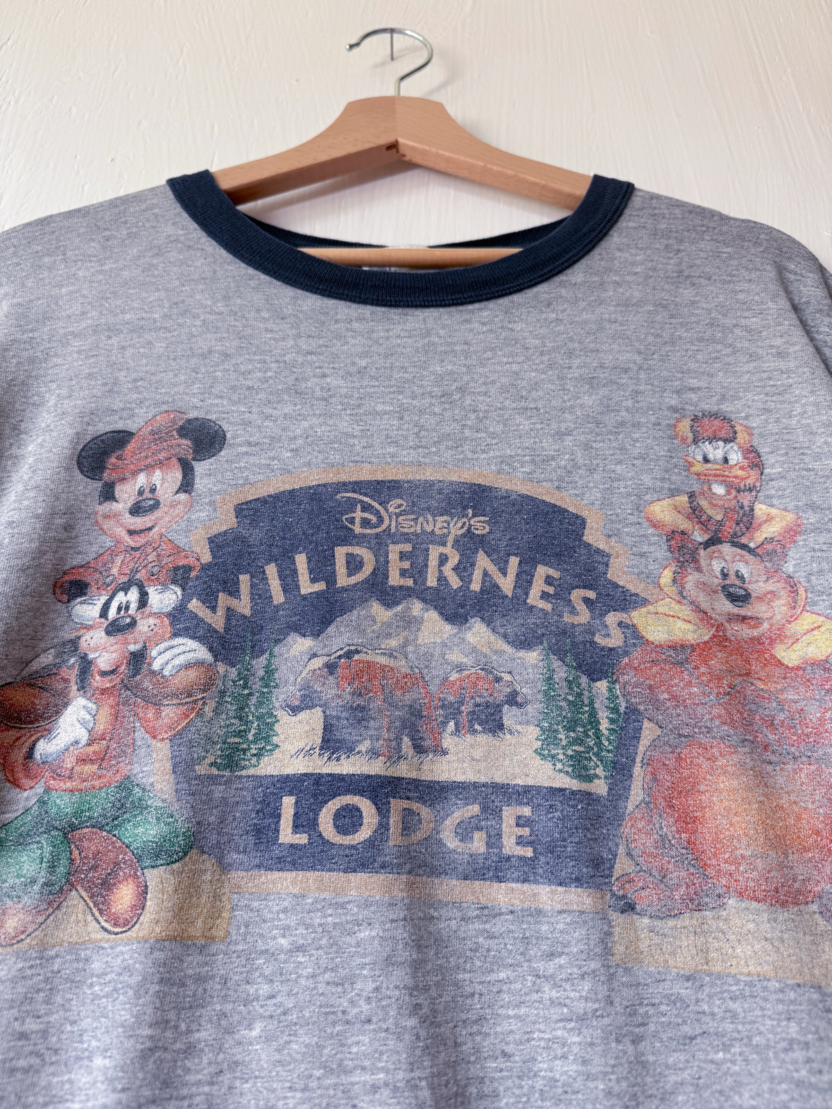 VINTAGE 00’s Wilderness Lodge Ringer Tee - XL