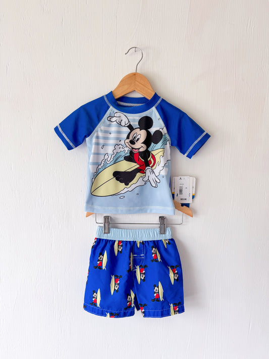 NEW Surfer Mickey Swim Set - 12M