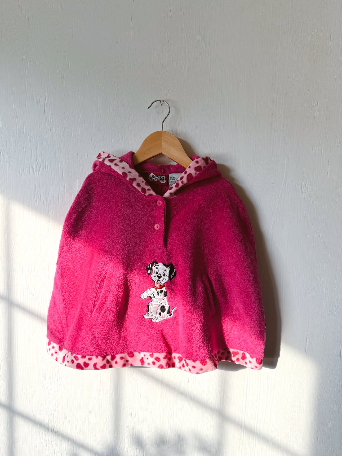 VINTAGE 101 Dalmatians Poncho - 3T