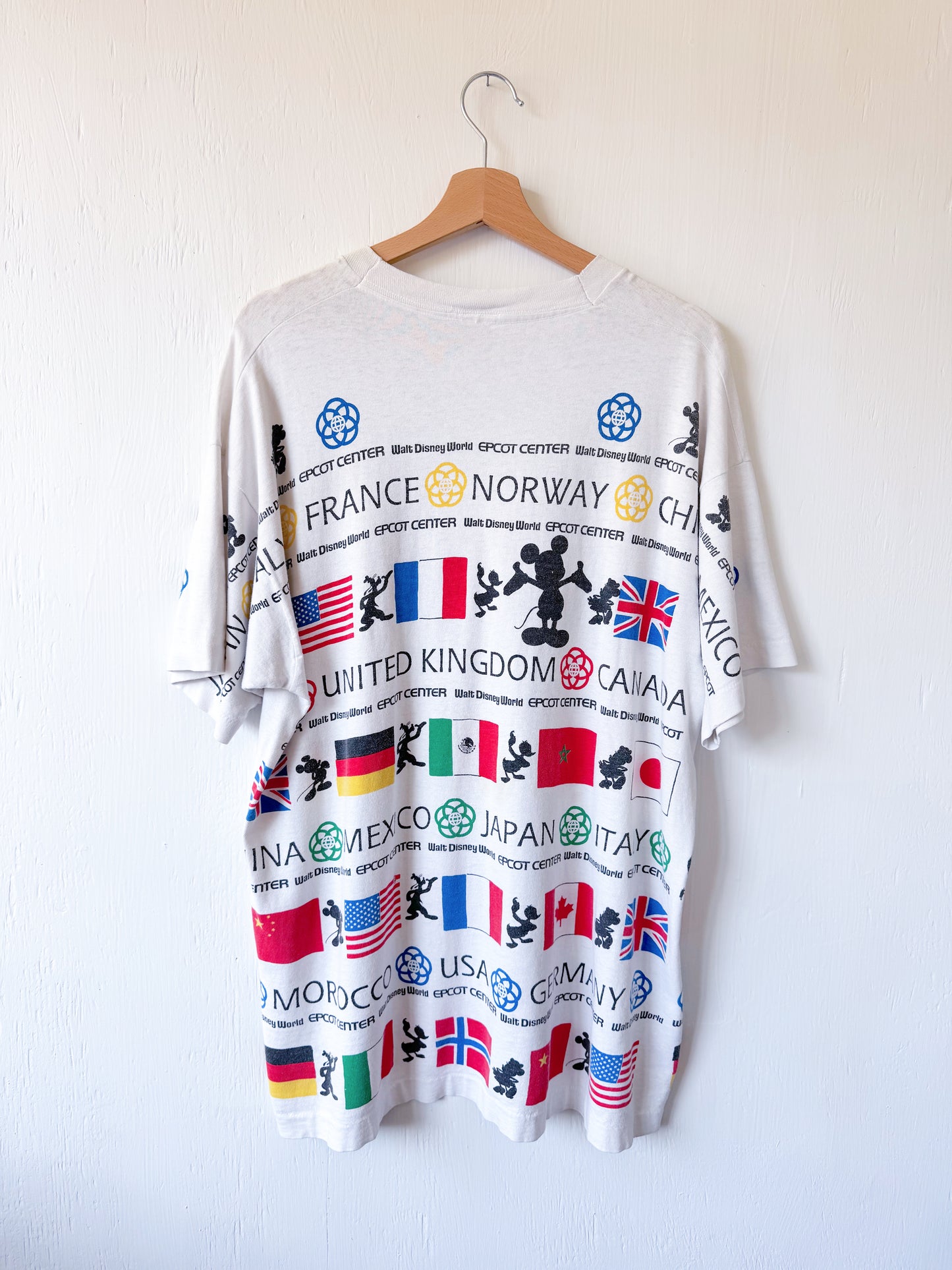 VINTAGE 90’s Epcot World Showcase Tee - 1X/2X