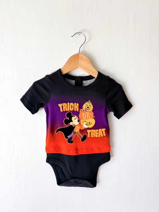 Mickey Trick Or Treat Onesie - 9/12M