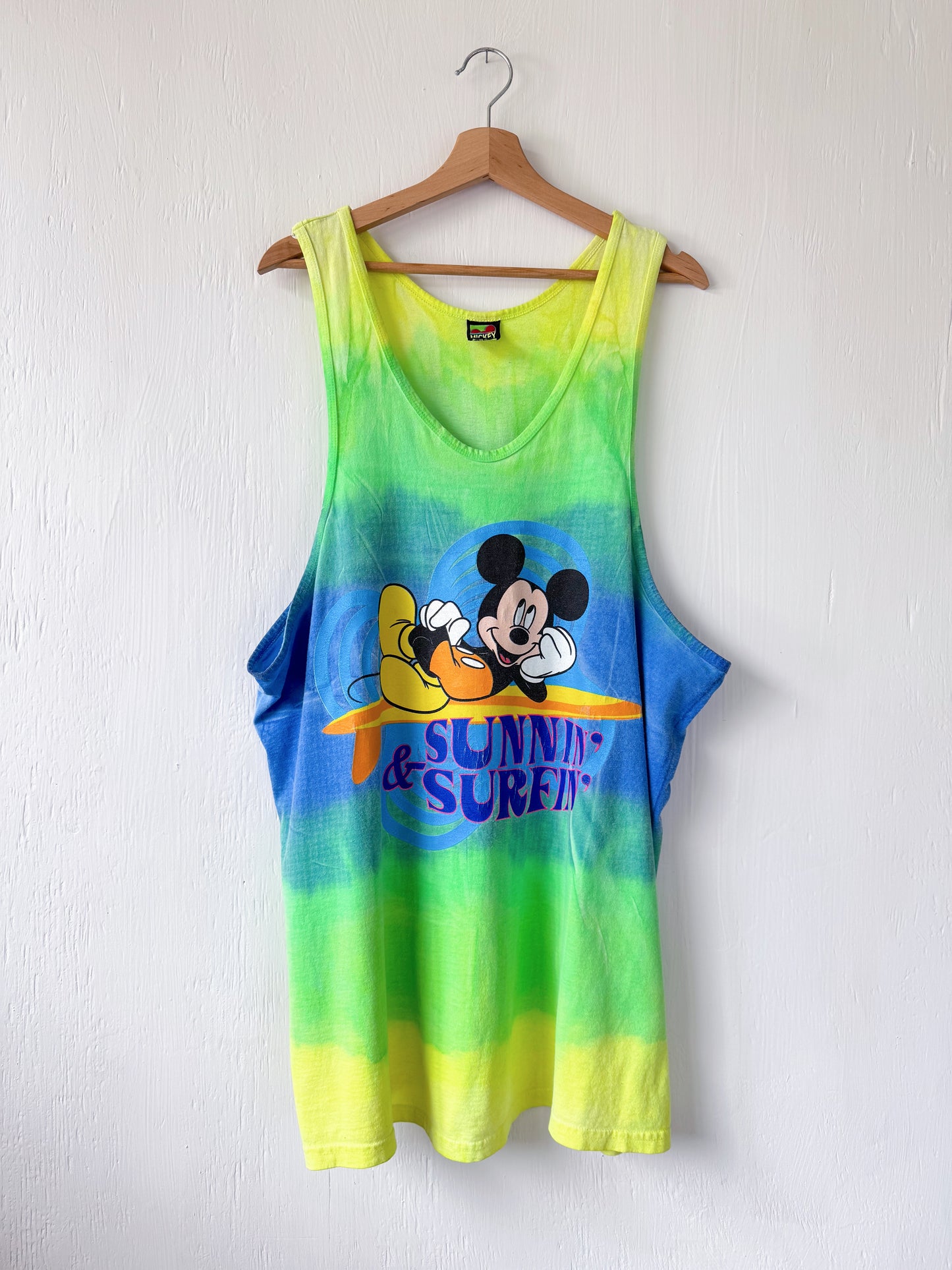 VINTAGE 90’s Mickey Surf Tank - 2X