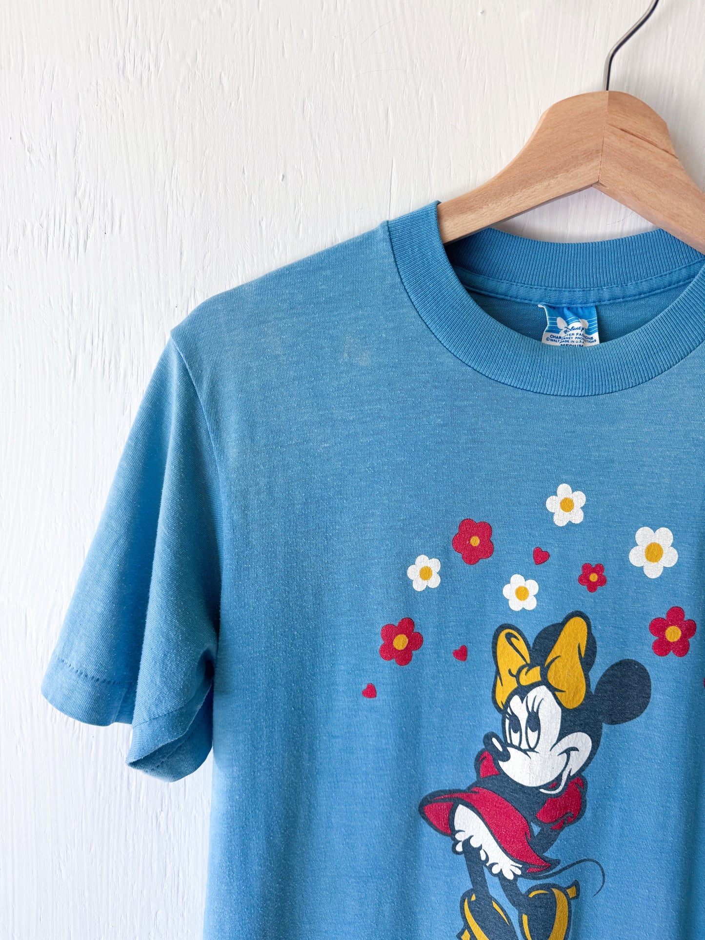 VINTAGE 80’s Single Stitch Minnie Daisies Tee - M