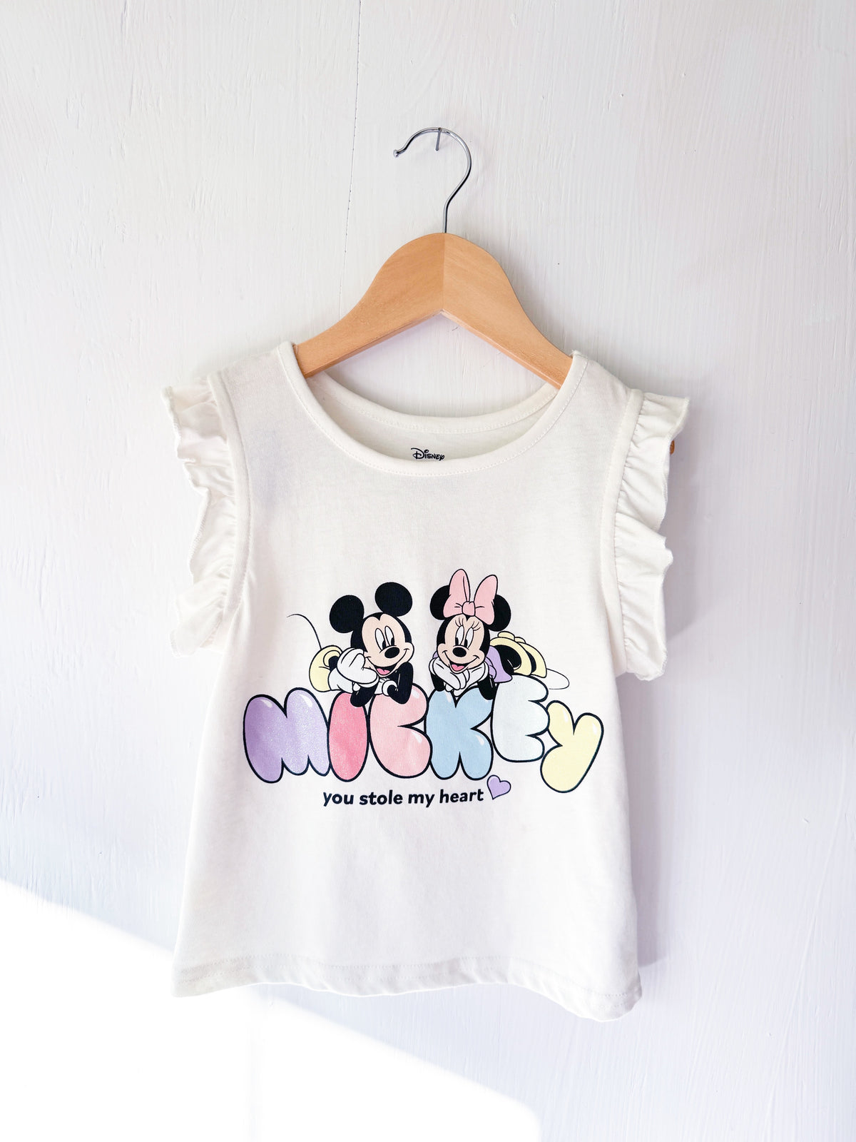 Mickey Bubble Letters Tee - Y6