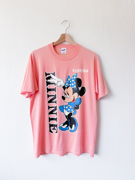 VINTAGE 90’s Polka Dot Minnie Tee - L