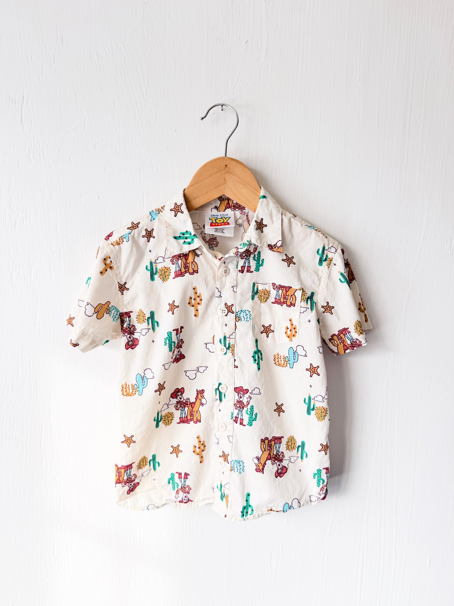Woody Western Button Down - 3T