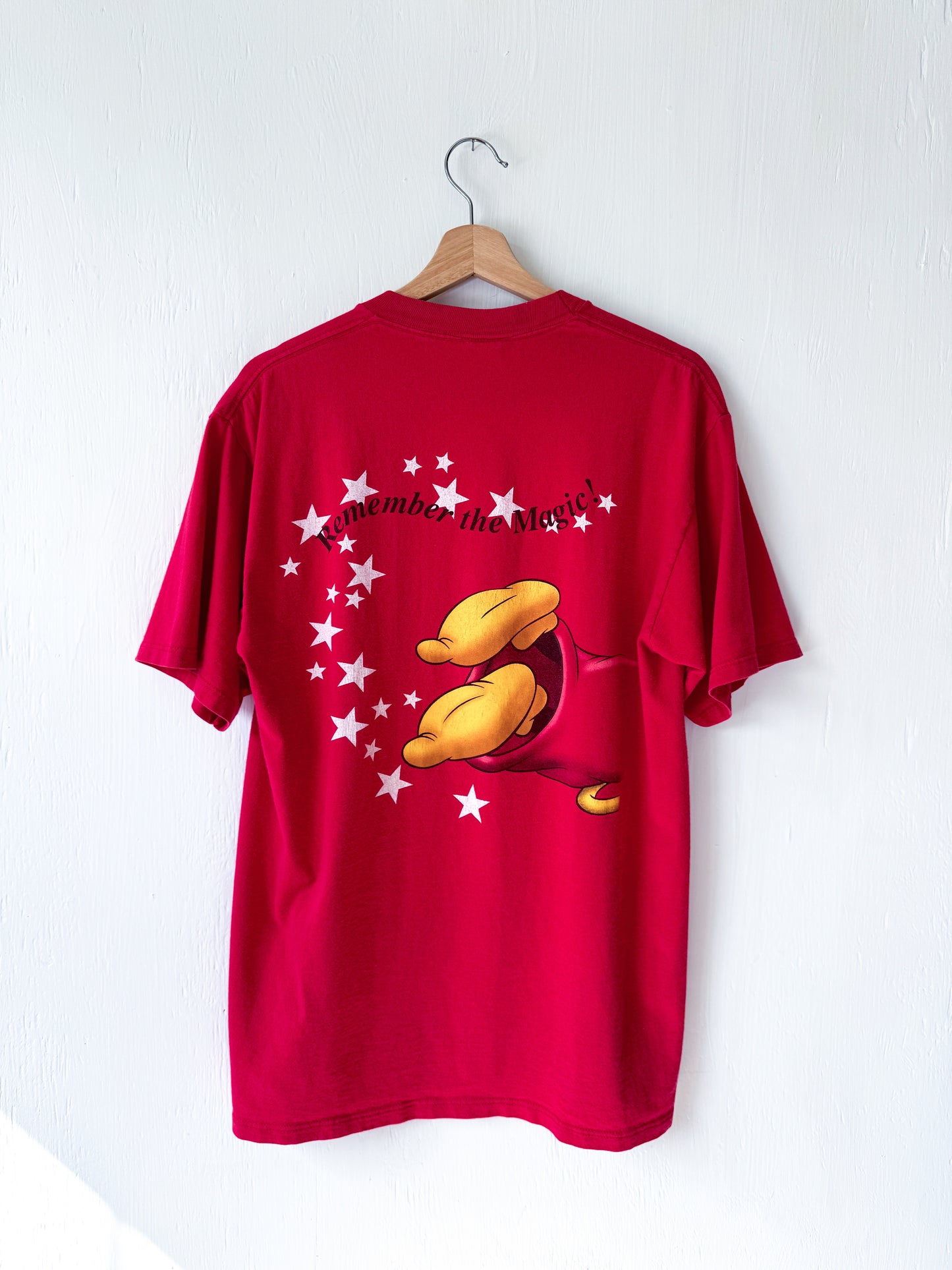 VINTAGE 1996 Sorcerer Mickey Front Back Tee - M/L