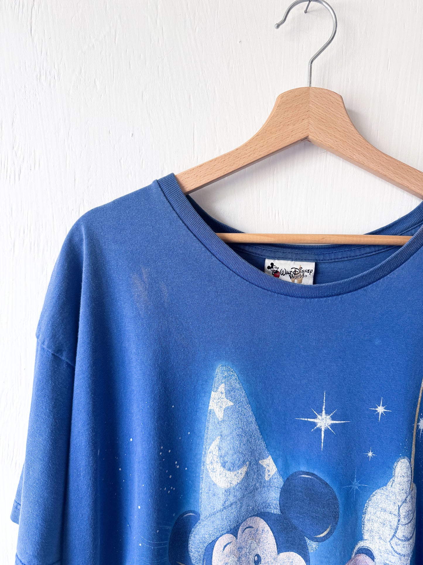 VINTAGE Sorcerer Mickey Cropped Tee - 2X