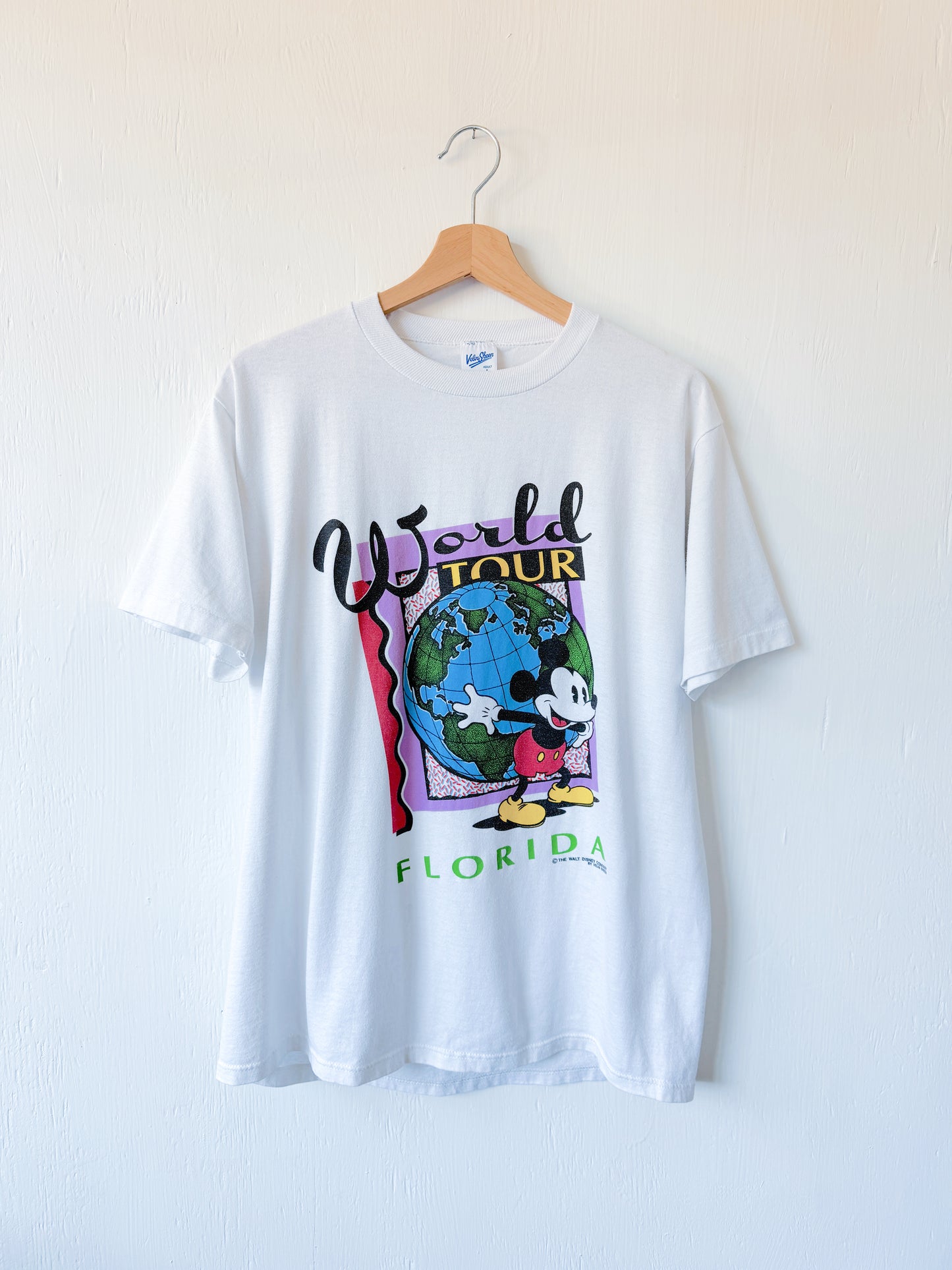 VINTAGE 90’s Rare World Tour Florida Tee - L
