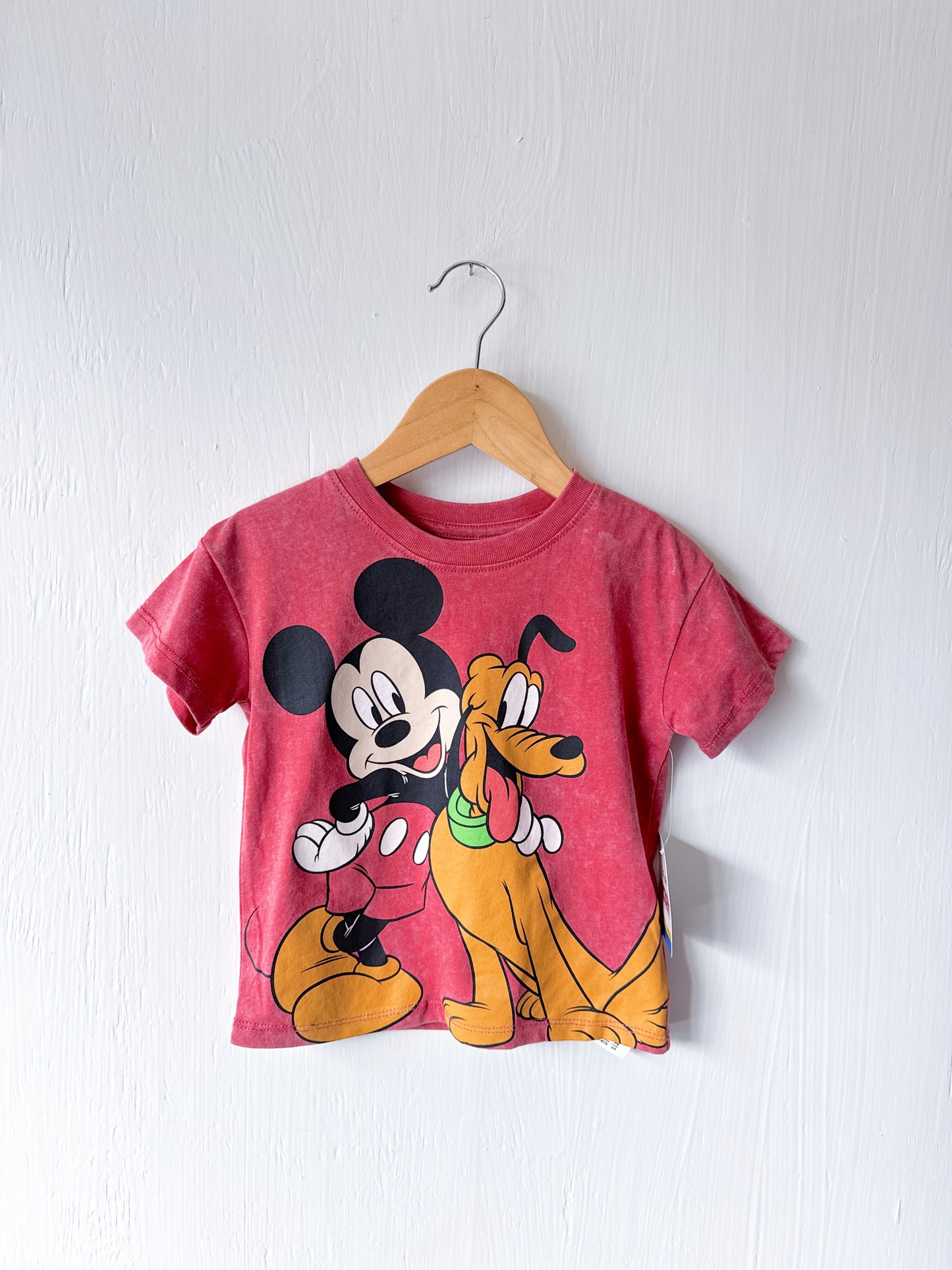 NEW Mickey + Pluto Tee - 2T