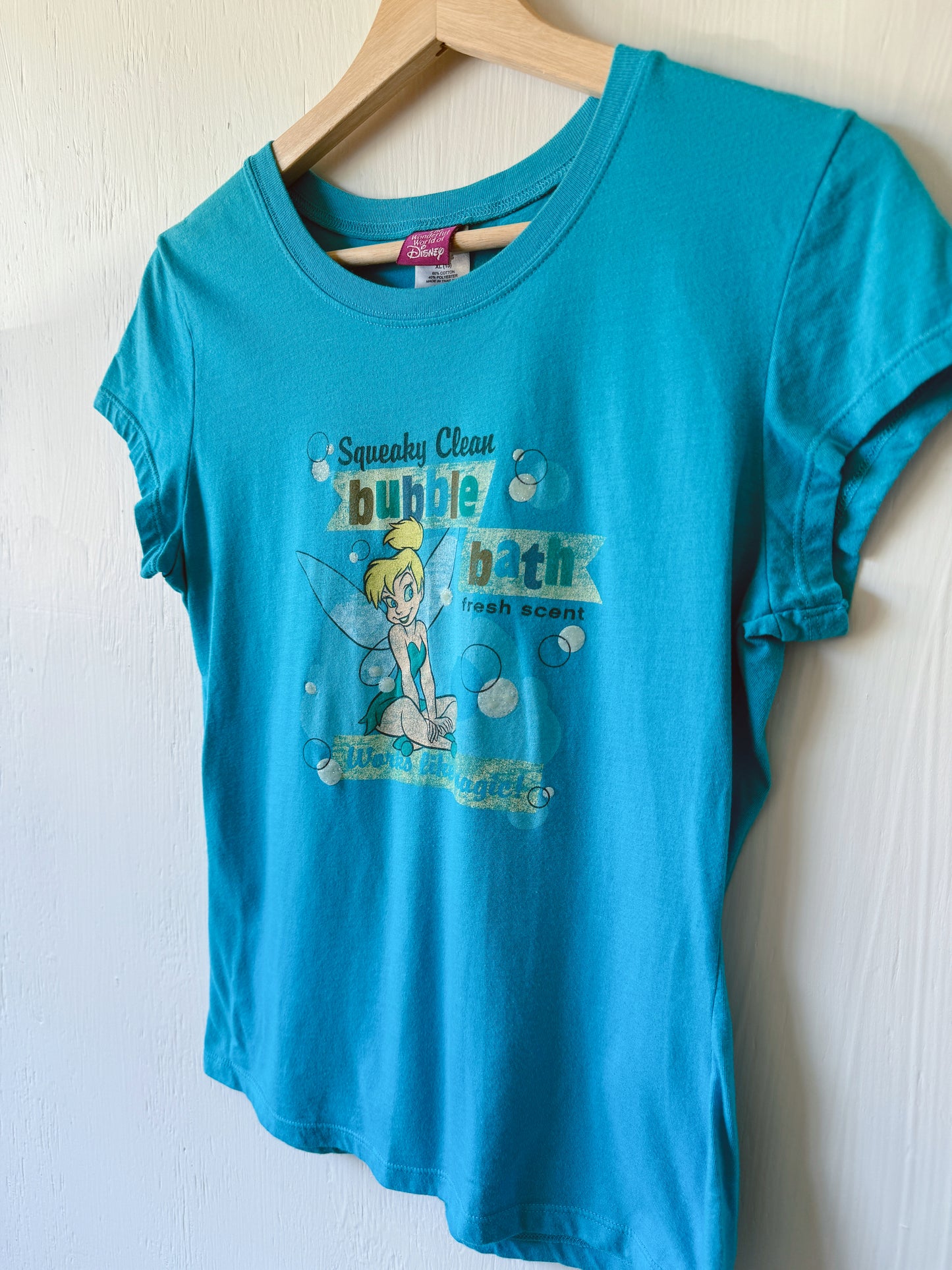 VINTAGE Y2K Tinker Bell Bubbles Tee - S