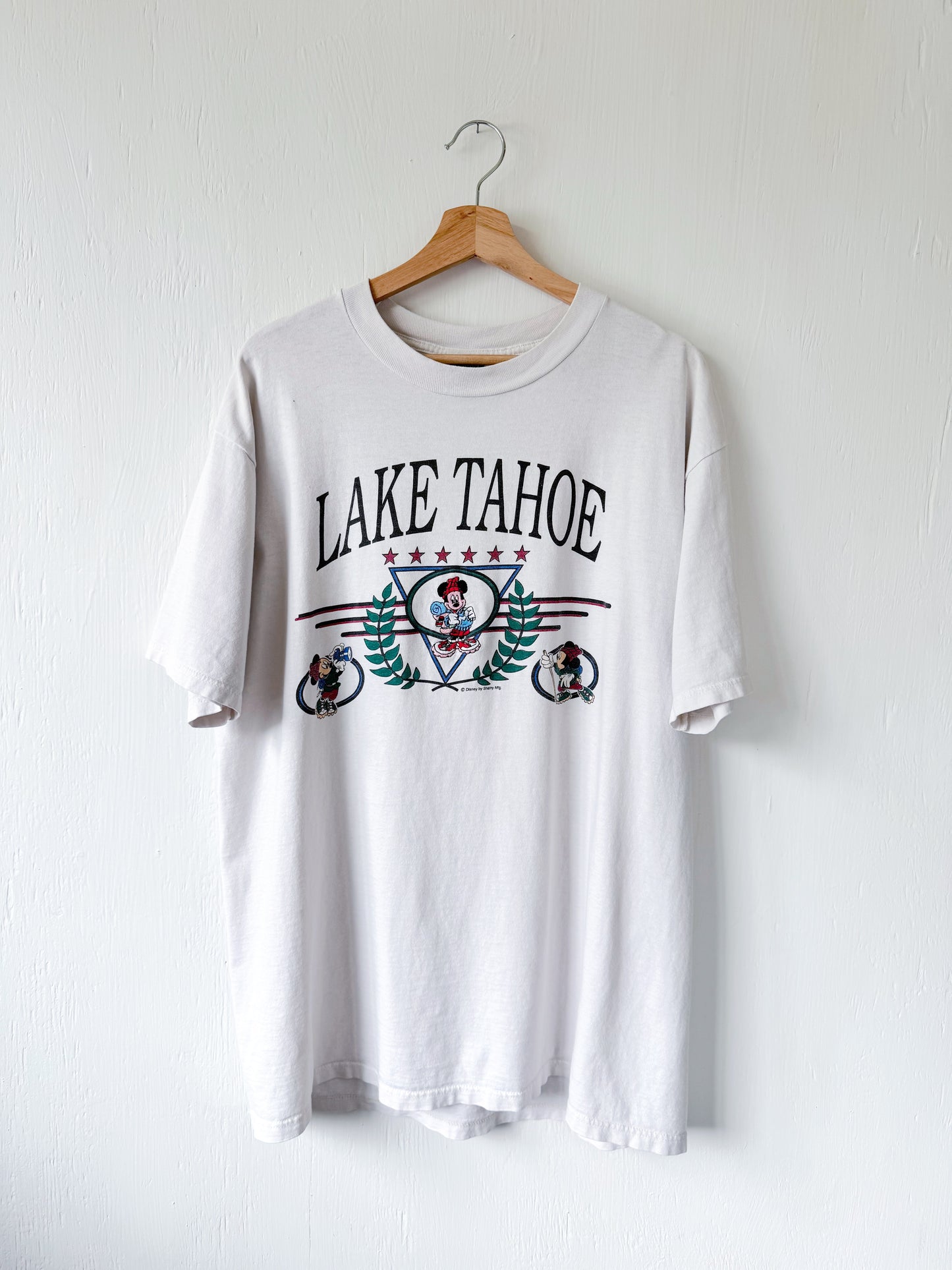 VINTAGE Hiking Mickey Tahoe Tee - XL