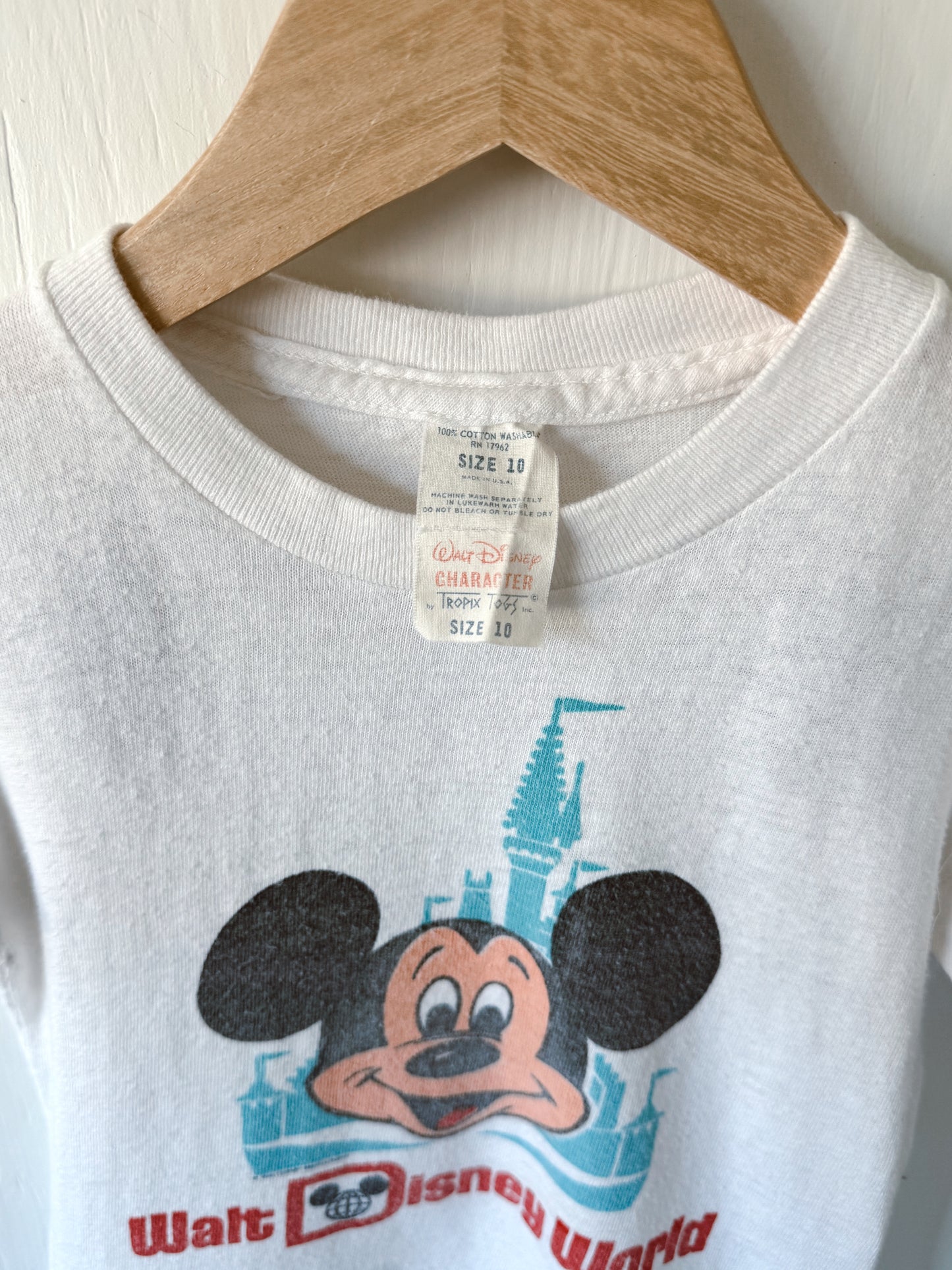 VINTAGE 70’s WDW Mickey Tee - 4-6T