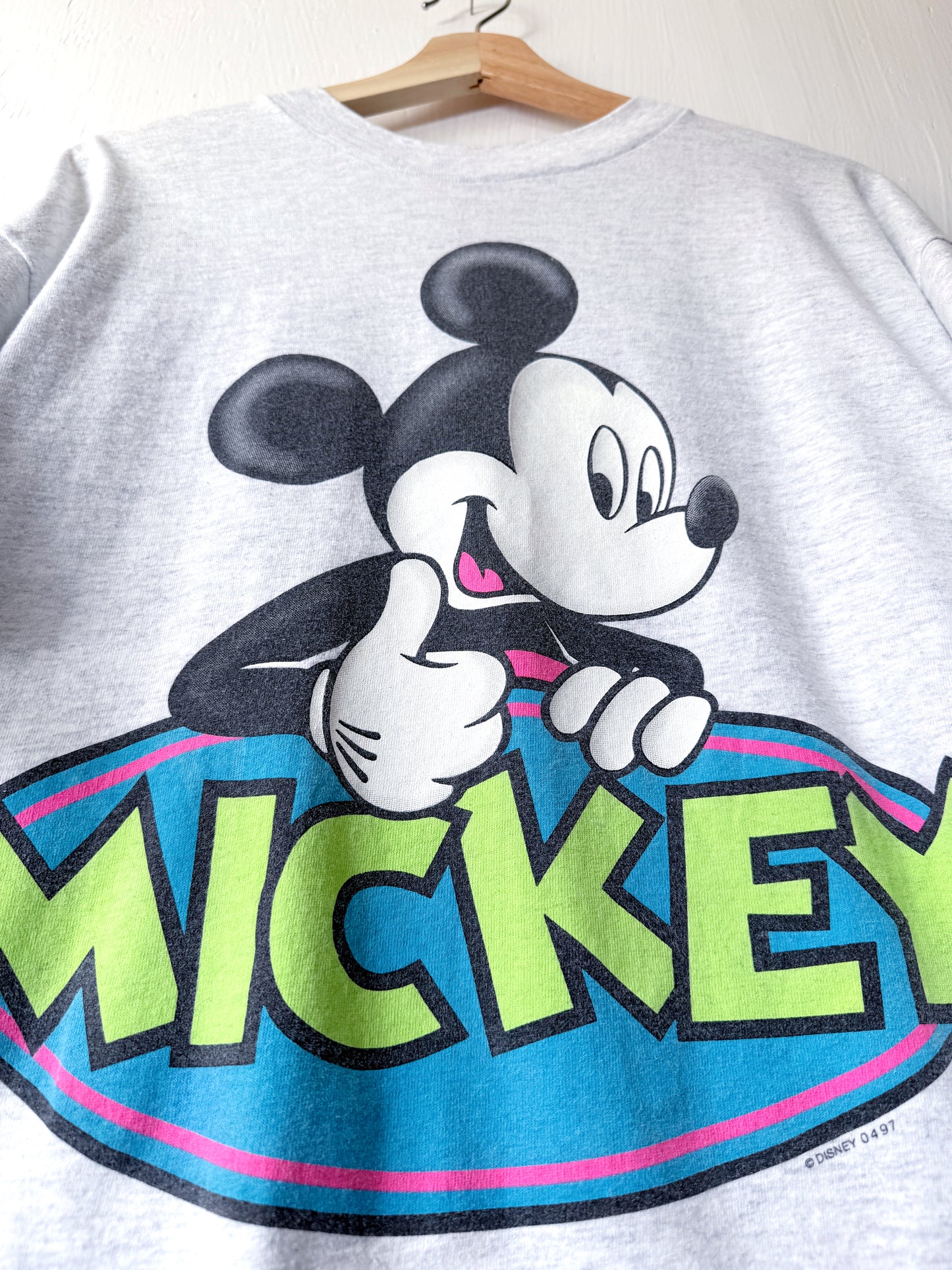 VINTAGE 90’s Mickey Boxy Tee - L/XL