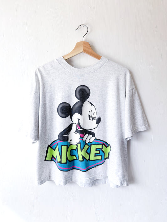 VINTAGE 90’s Mickey Boxy Tee - L/XL