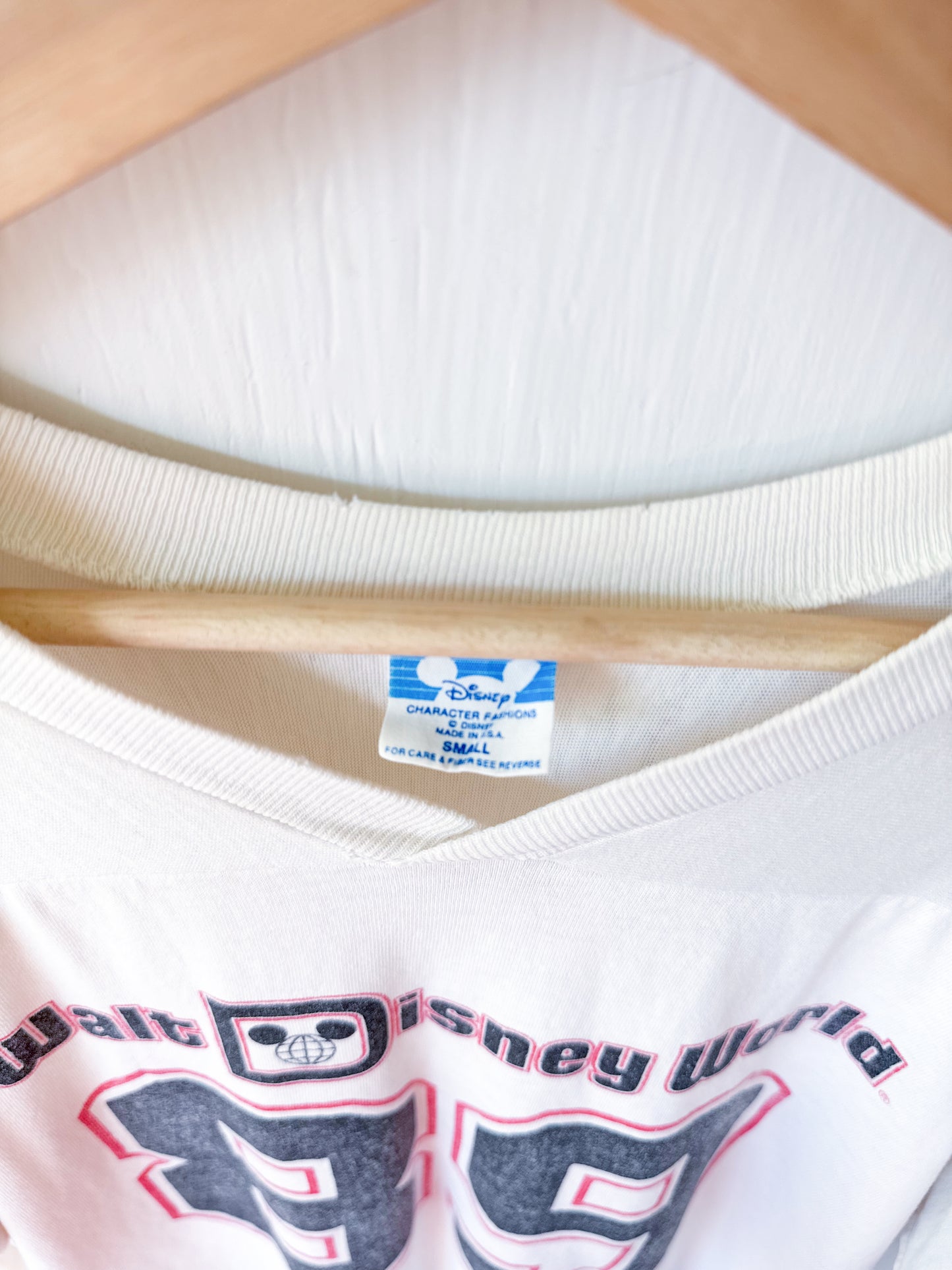 VINTAGE 1989 WDW Jersey Tee - S