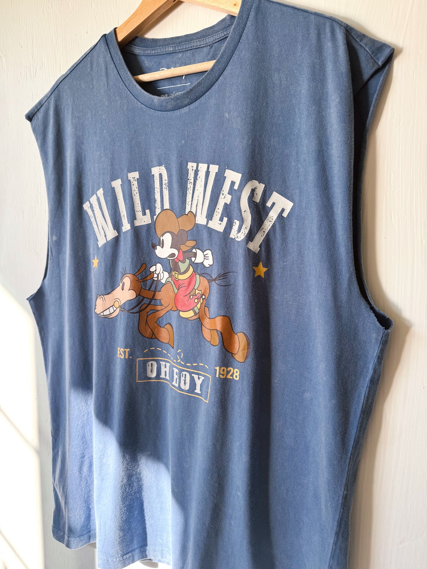 NEW Wild West Mickey Tank - L