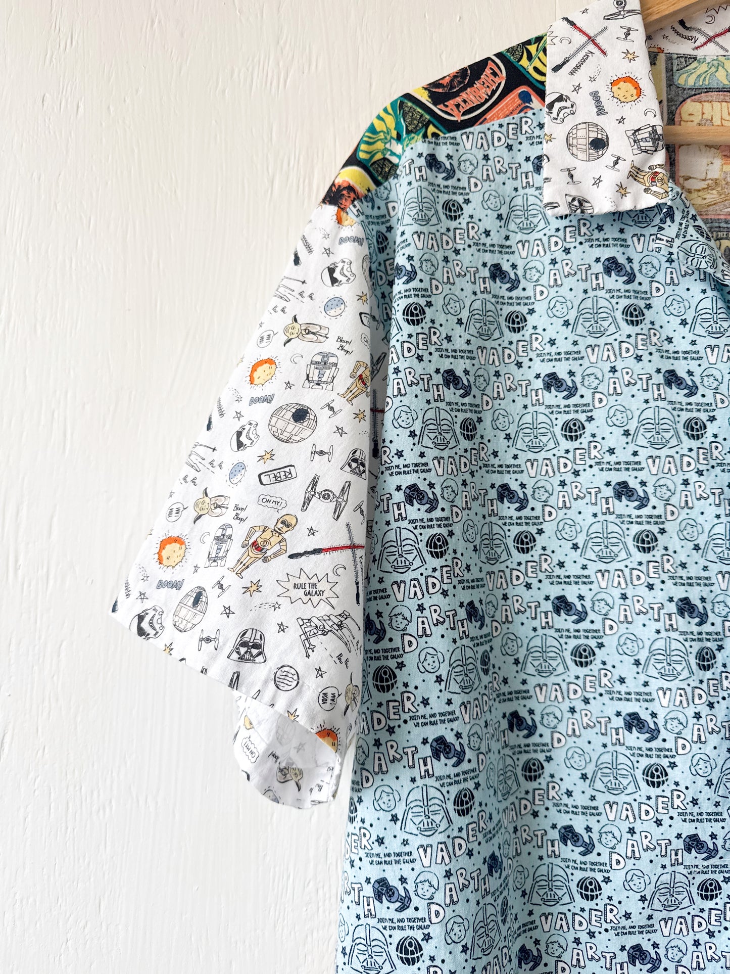 Handmade Star Wars “Dad” Button Down - L/XL