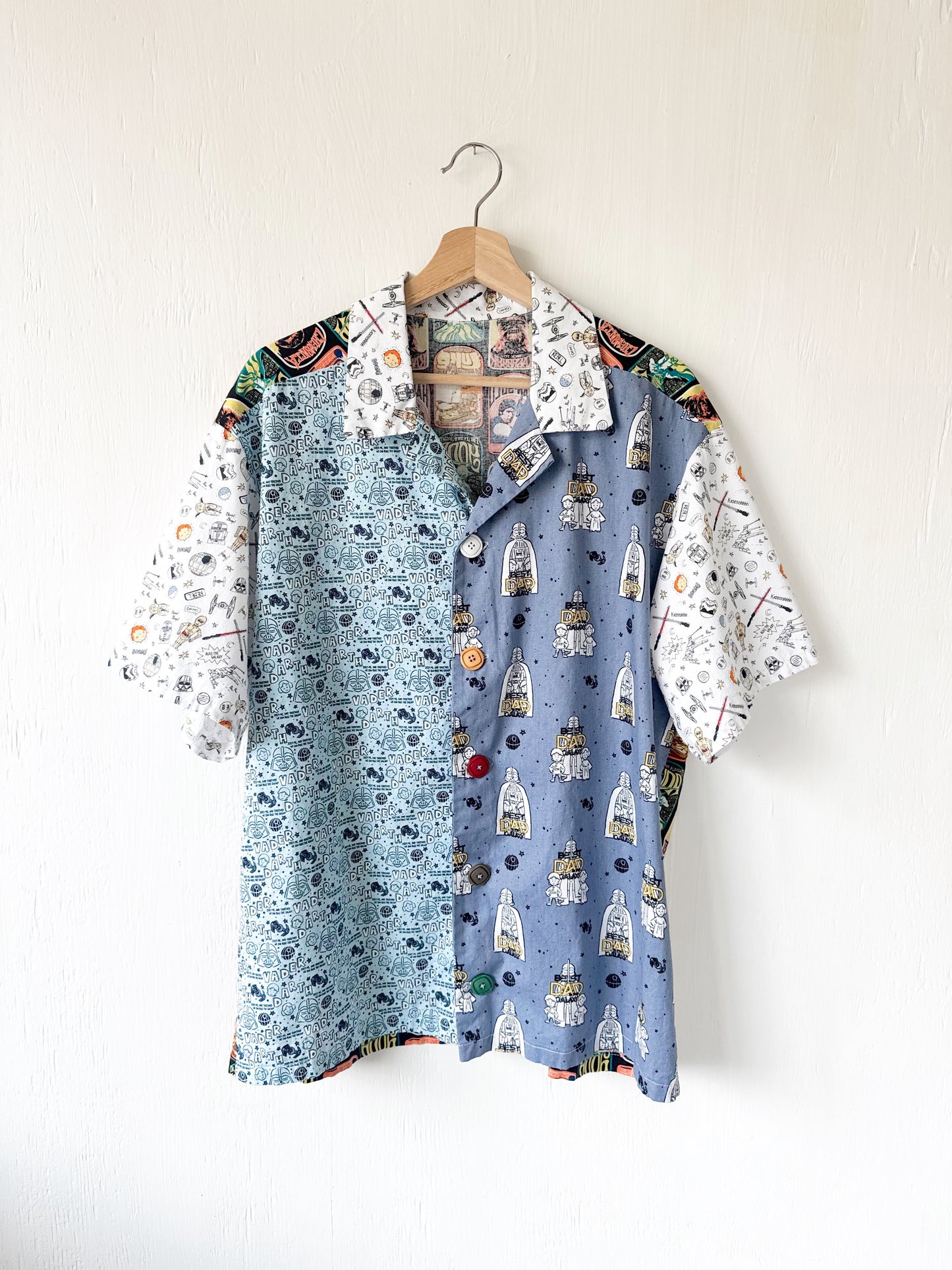 Handmade Star Wars “Dad” Button Down - L/XL