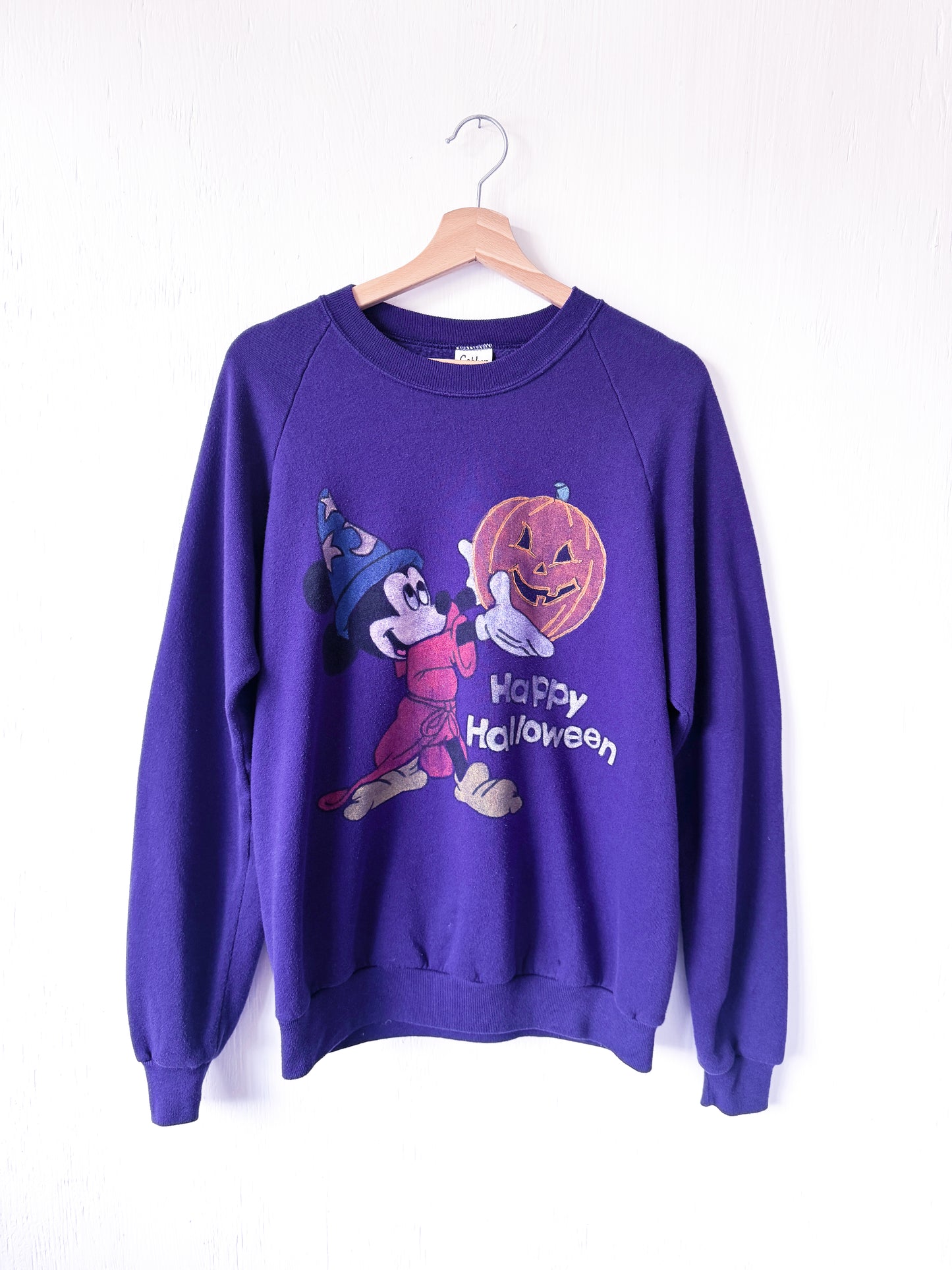 VINTAGE 90’s Sorcerer Mickey Happy Halloween Crewneck - XL