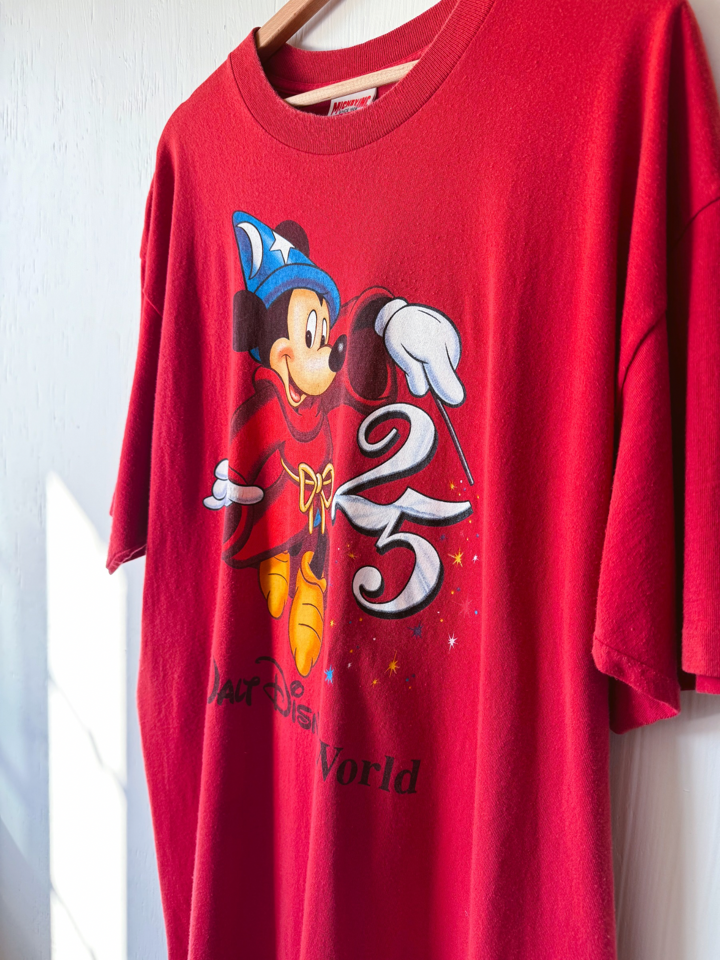 VINTAGE 90’s WDW 25th Anniversary Tee - 2X