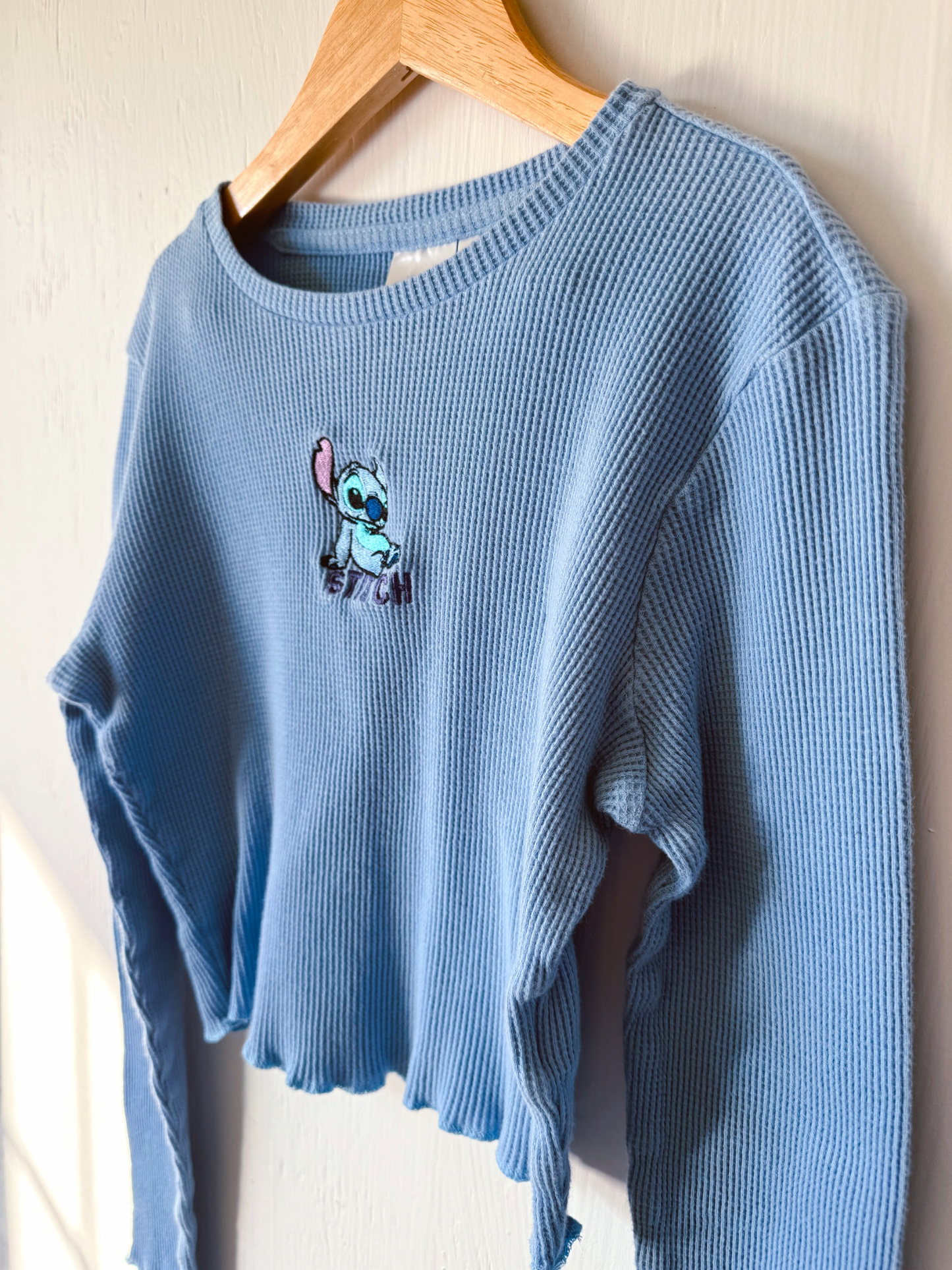 Stitch Embroidered Waffle Knit - YM