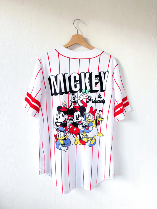 Mickey + Friends Striped Jersey - L