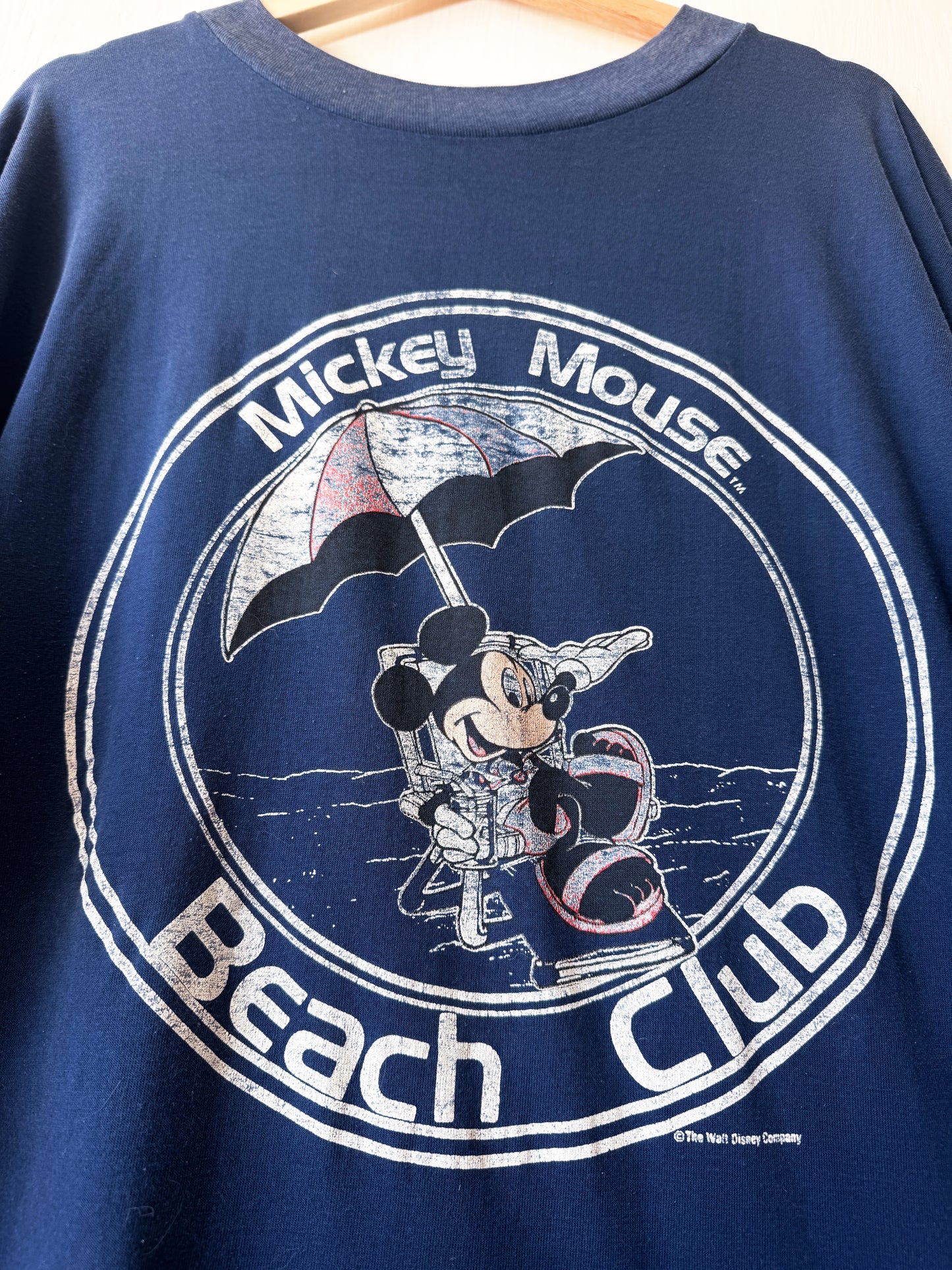 VINTAGE 80’s Single Stitch Mickey Beach Club Tee - 3X