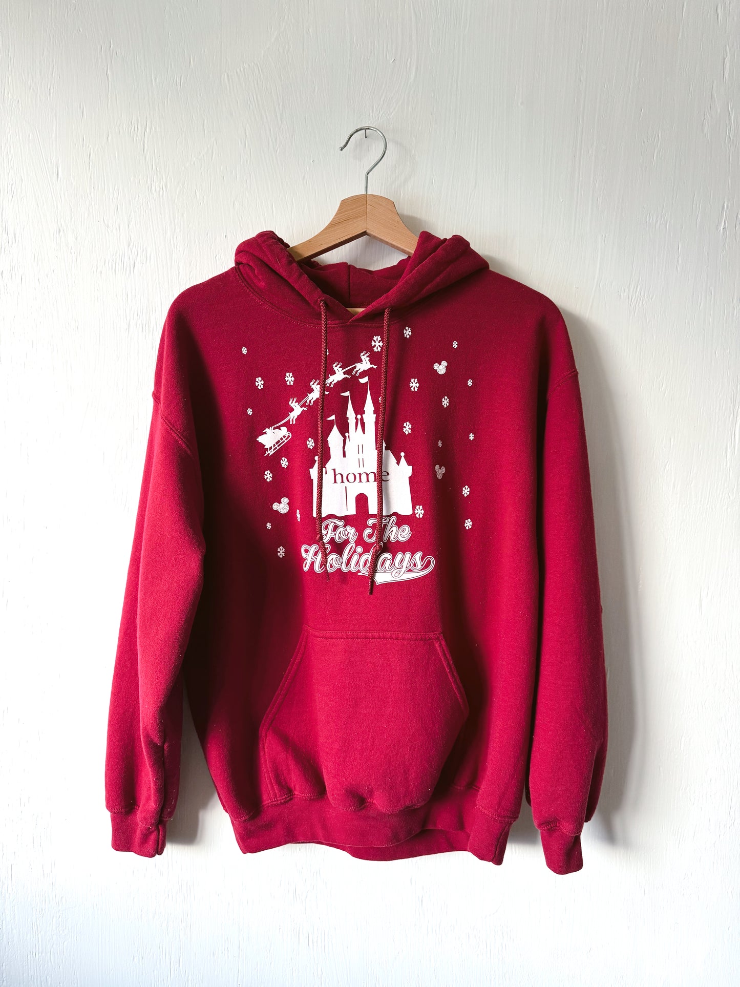 Home For The Holidays Castle Hoodie - M