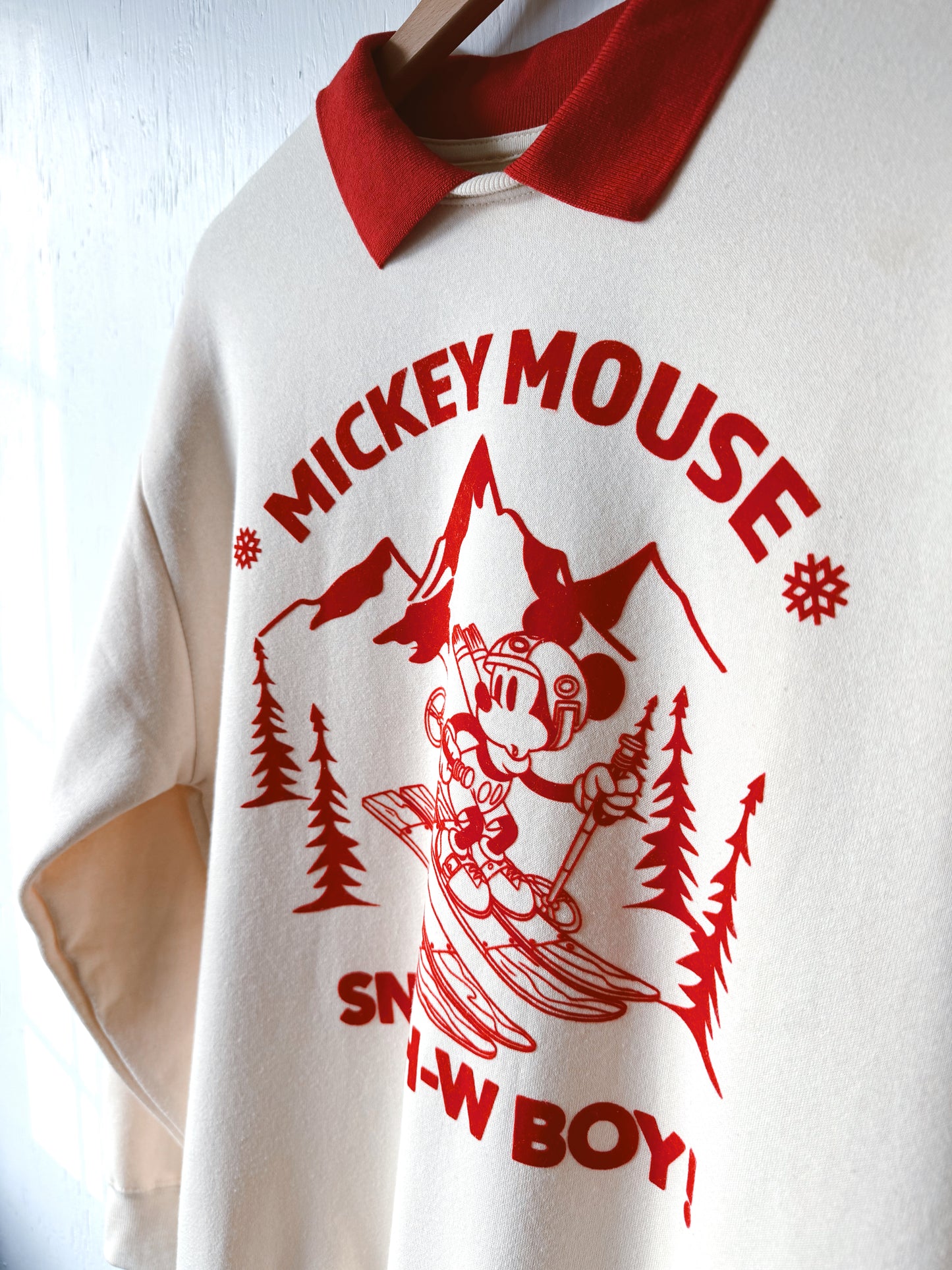 NEW Mickey Ski Collared Crewneck - Select Size