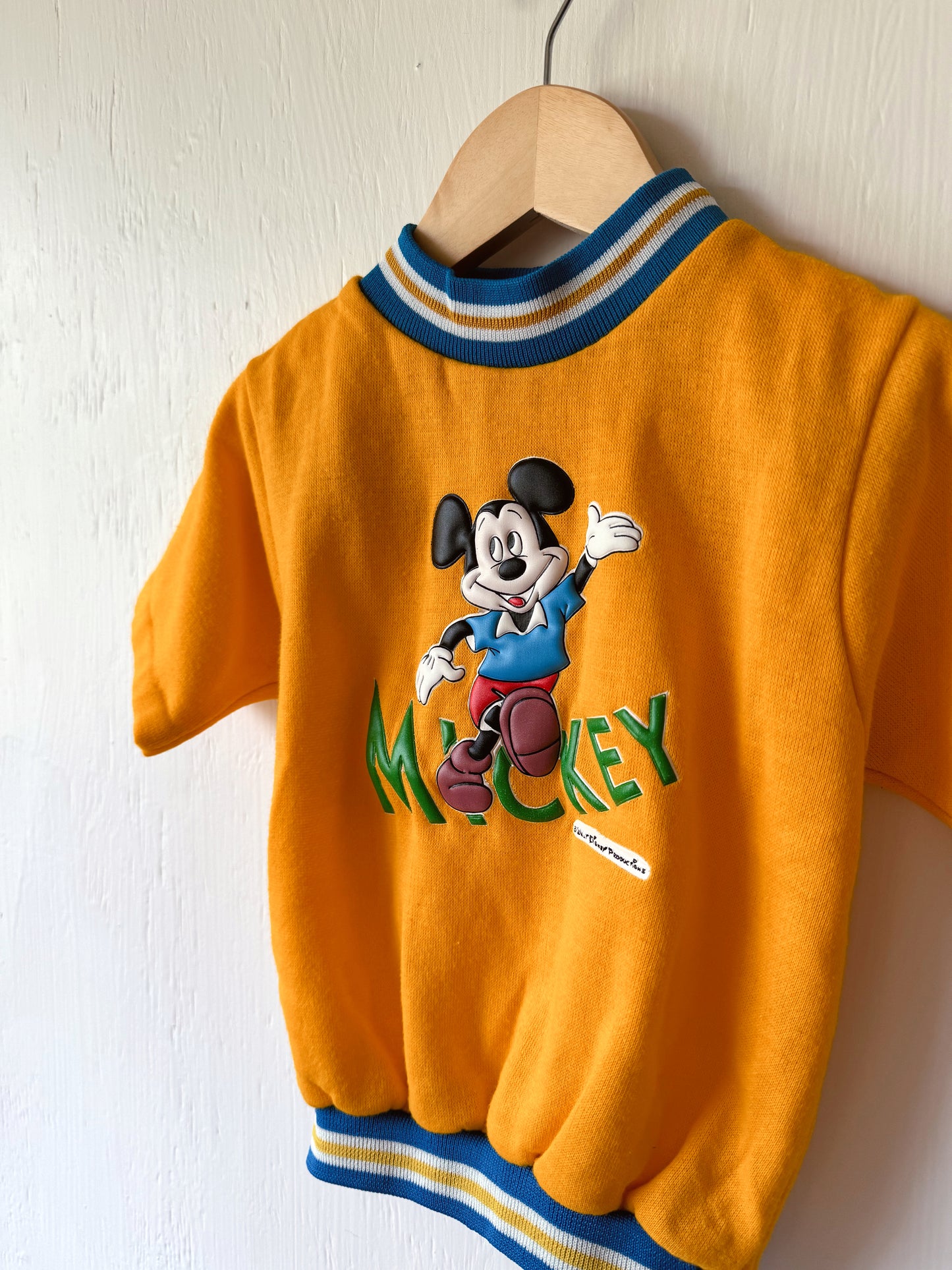 VINTAGE 60’s Walt Disney Productions Mickey Shirt - 4T