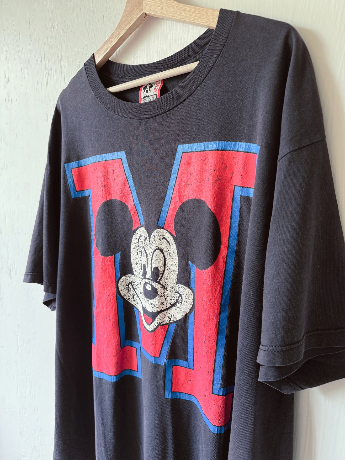 VINTAGE Mickey M Face Tee - OSFM