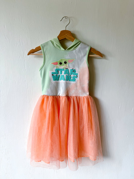 Baby Yoda Sequin Tulle Dress - 7/8