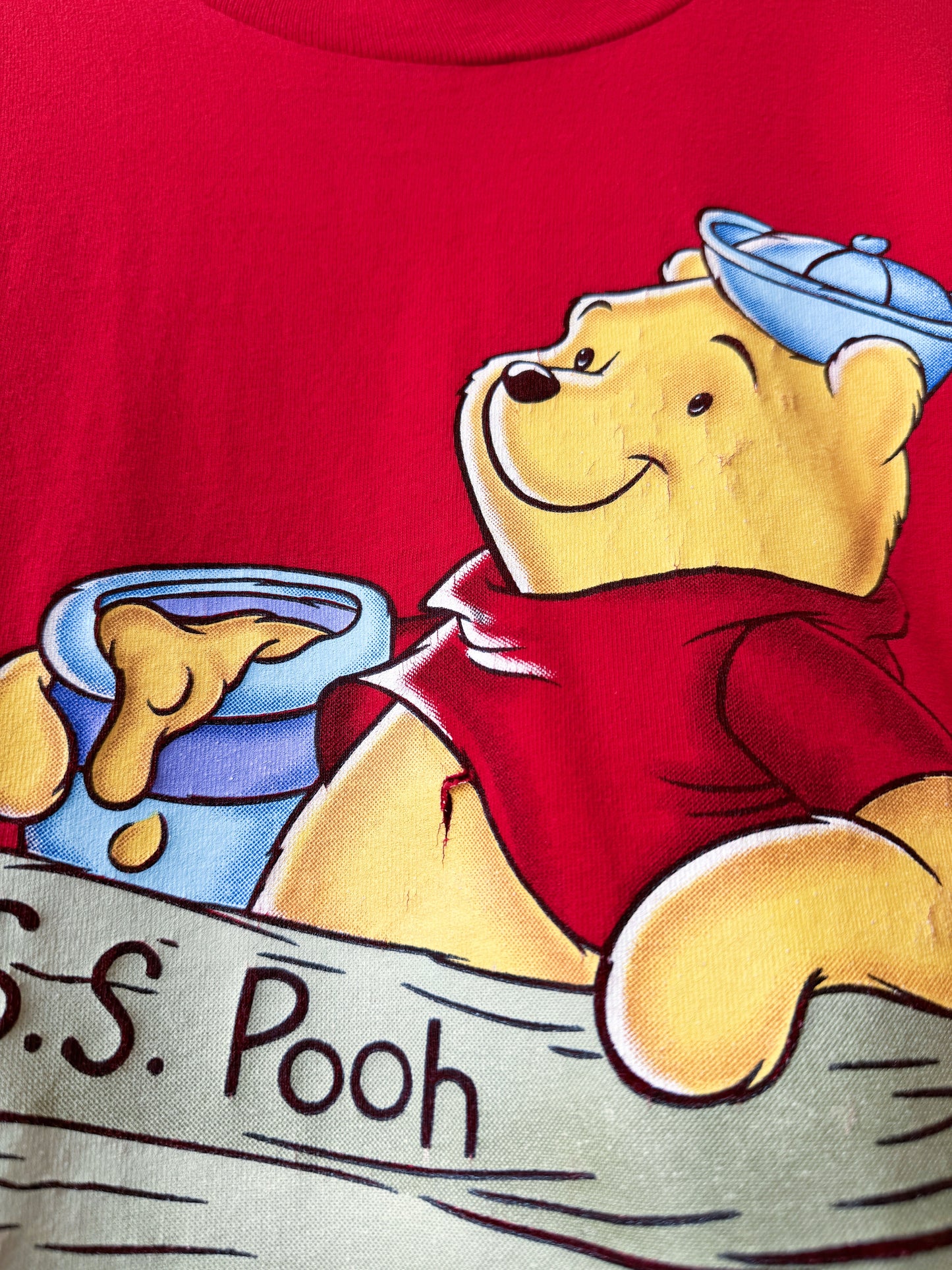 VINTAGE 90’s S.S. Pooh Nautical Tee - L